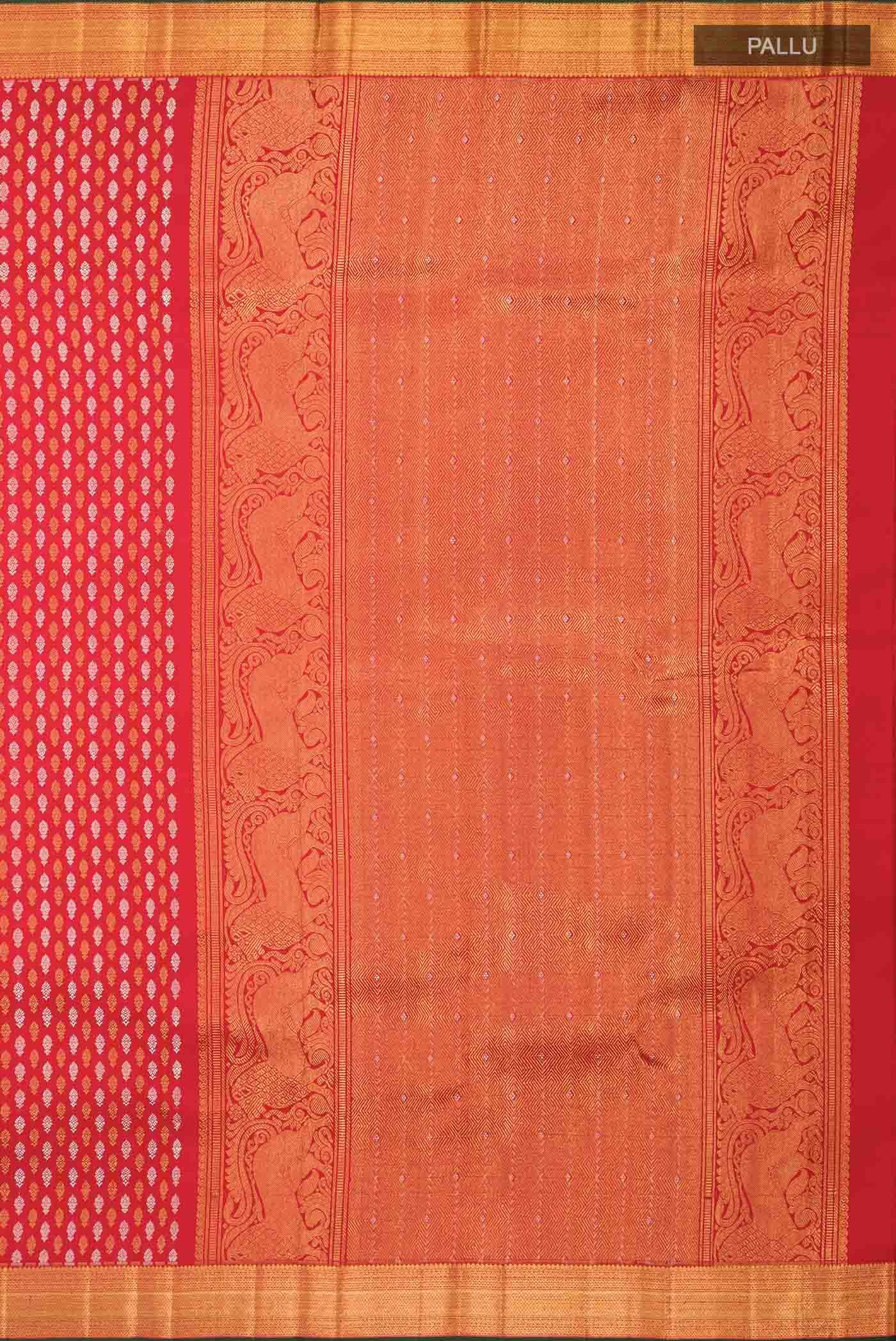 Red Kanchipuram Silk Saree
