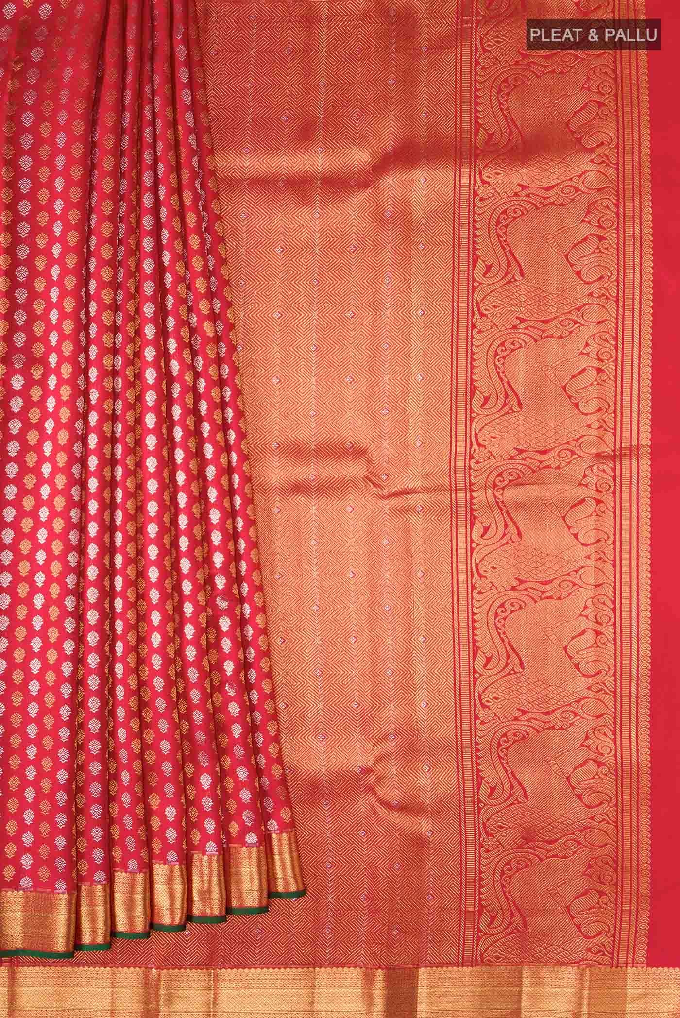 Red Kanchipuram Silk Saree
