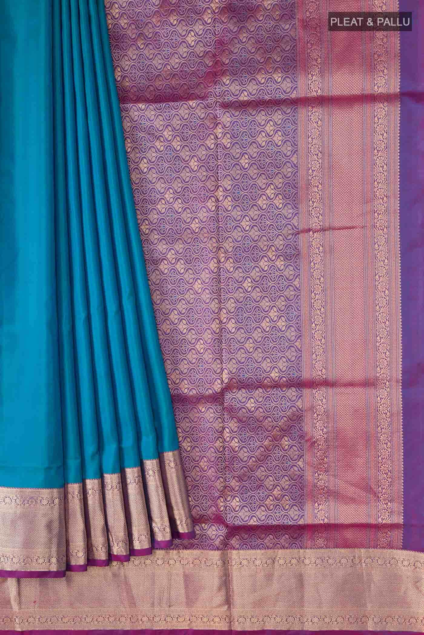 Blue Soft Silk Saree