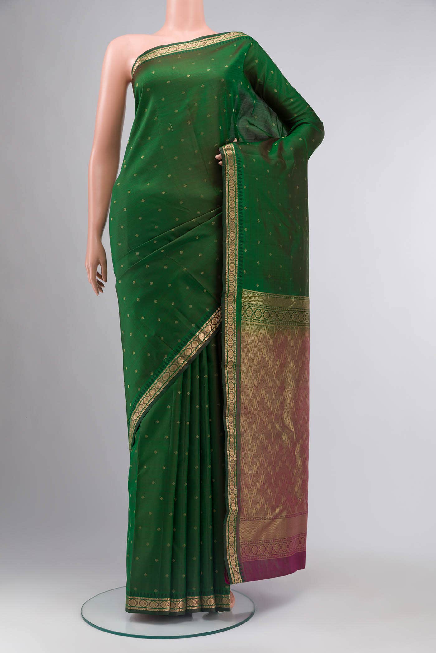 Green Kanchipuram Silk Saree