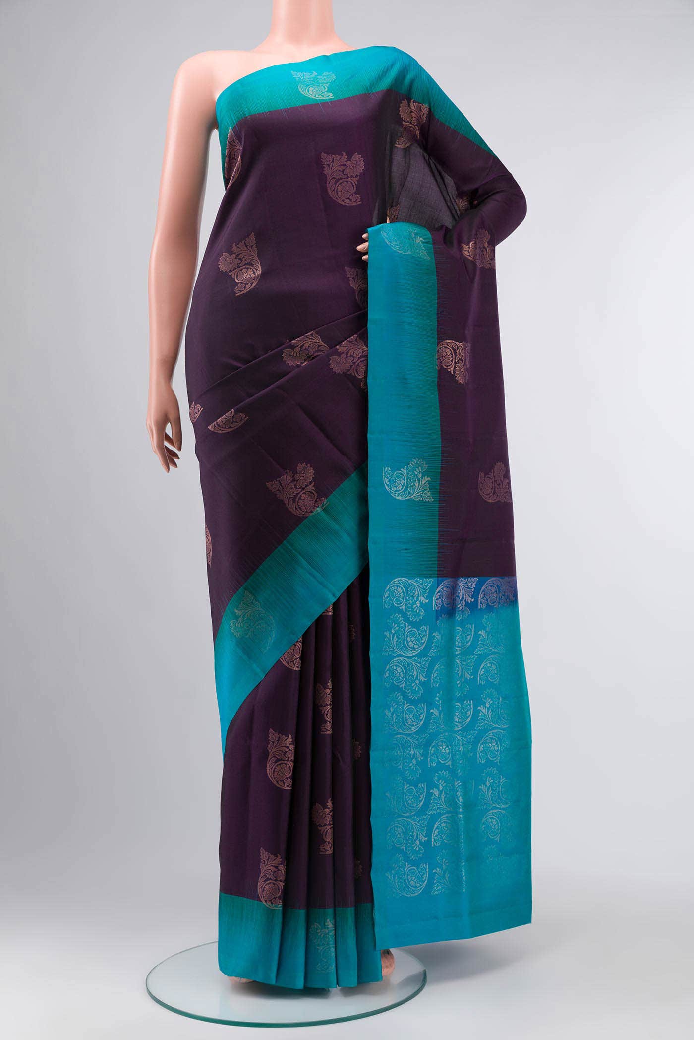 Purple Soft Silk Saree