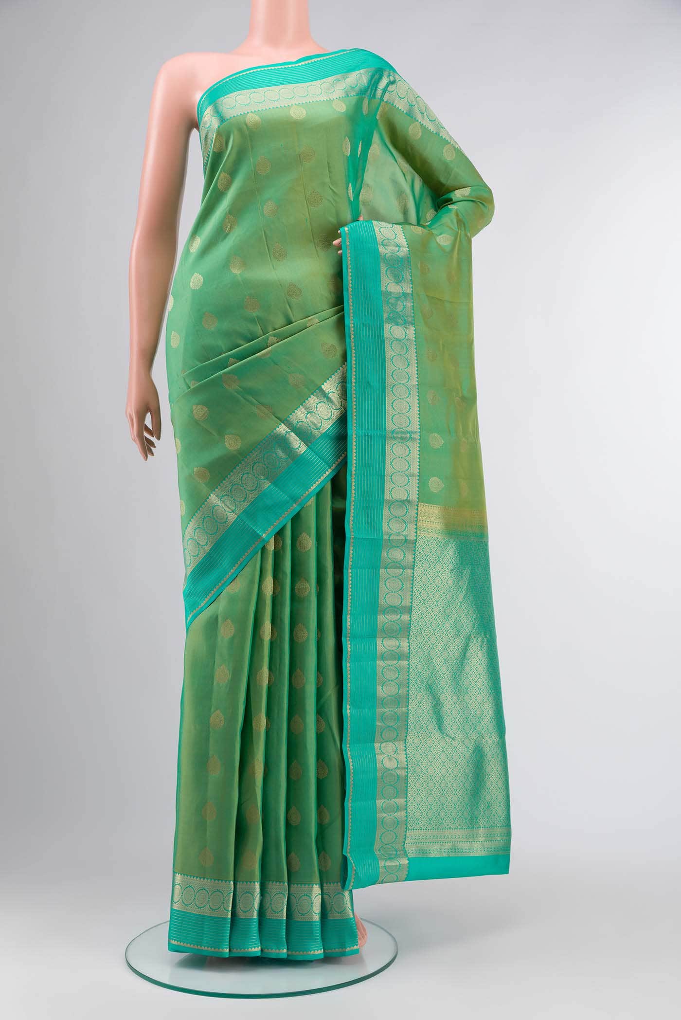 Green Kanchipuram Silk Saree