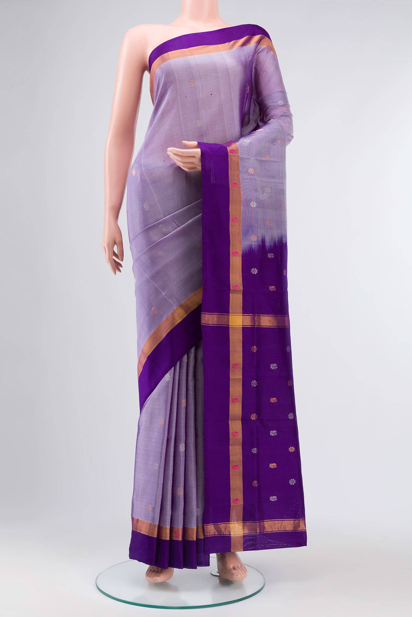 Lavender Uppada Silk Saree