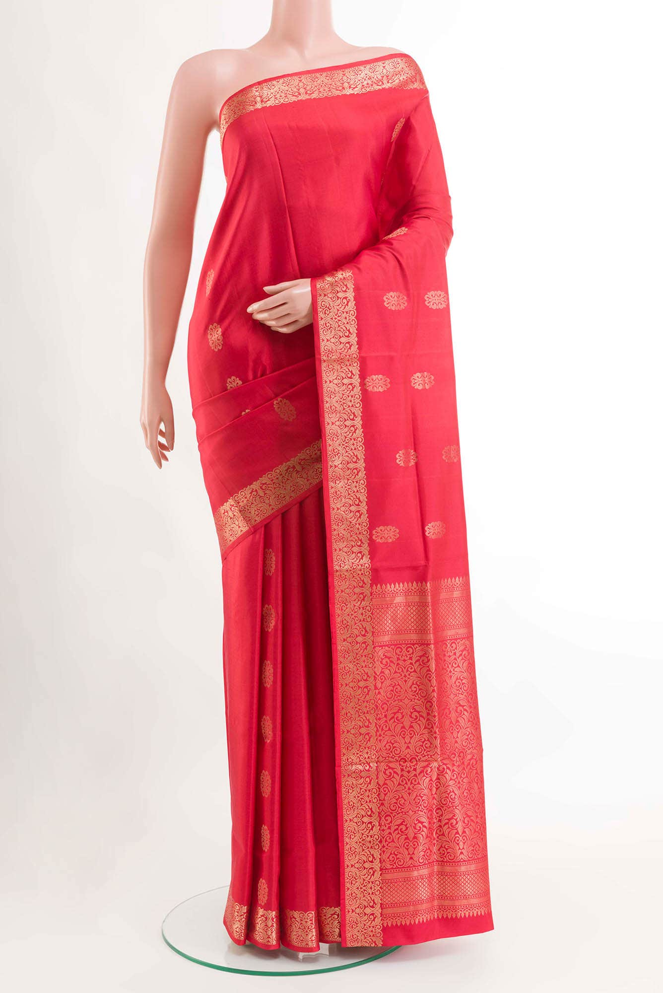 Red Soft Silk Saree