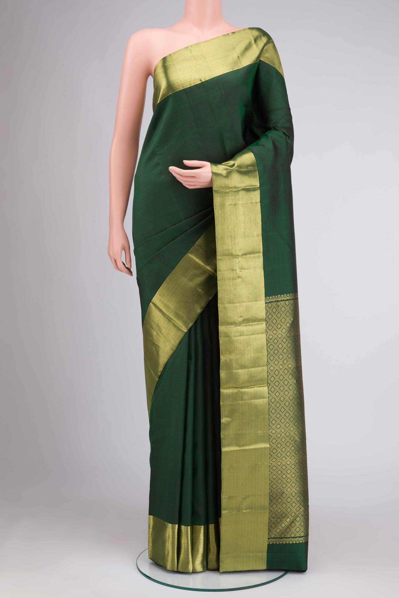Green Kanchipuram Silk Saree