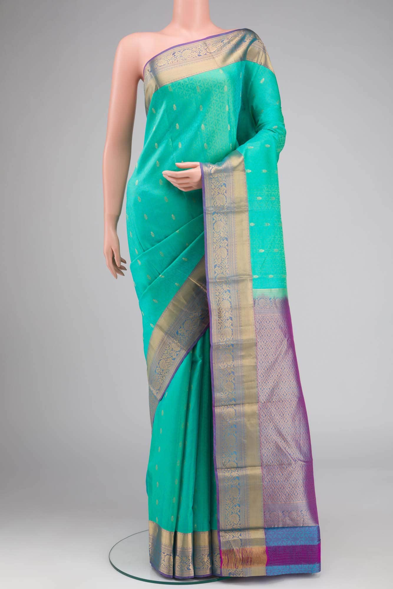 Green Kanchipuram Silk Saree