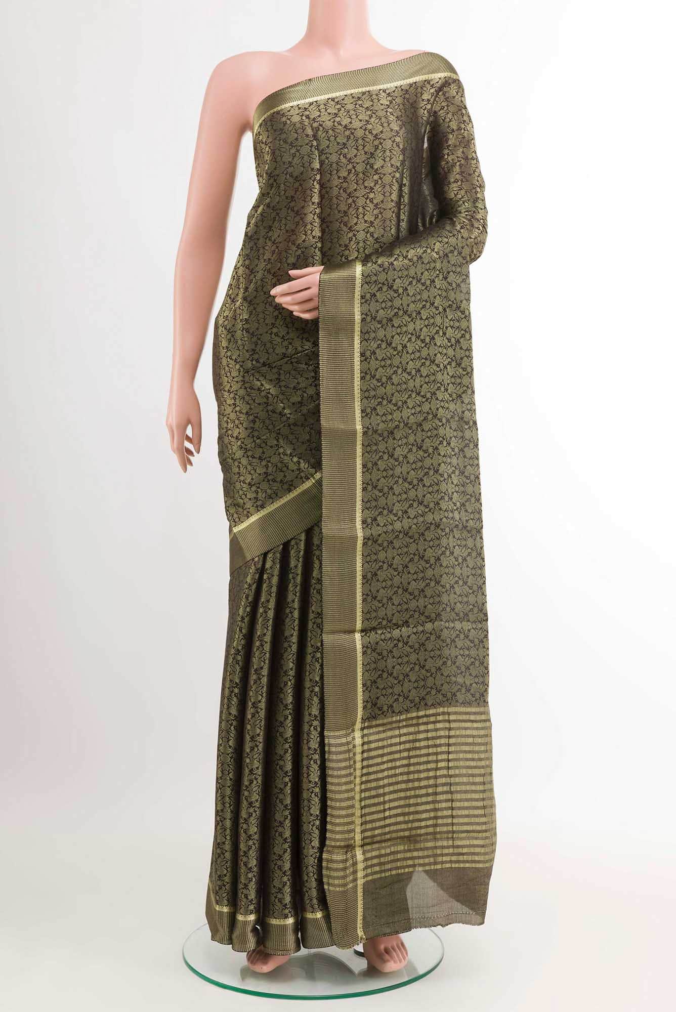 Black Georgette Saree