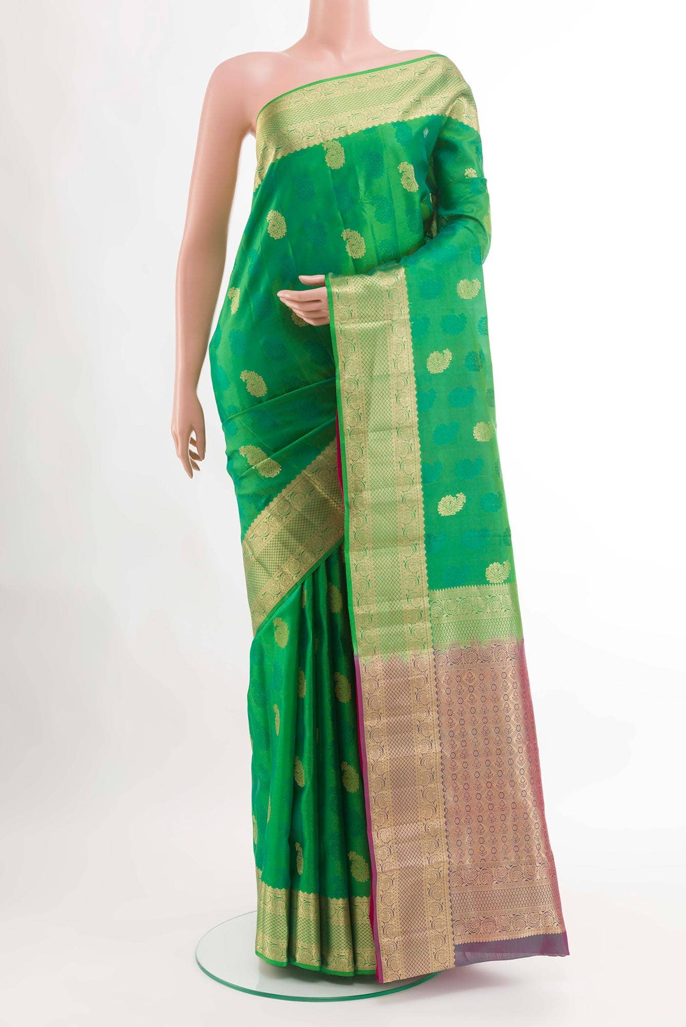 Green Kanchipuram Silk Saree