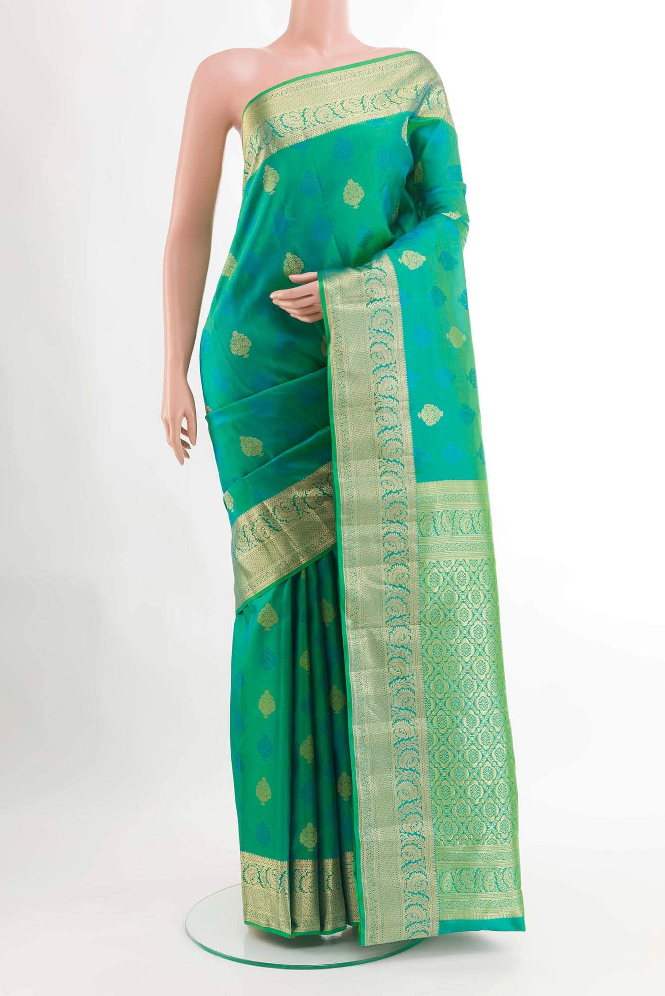 Green Kanchipuram Silk Saree