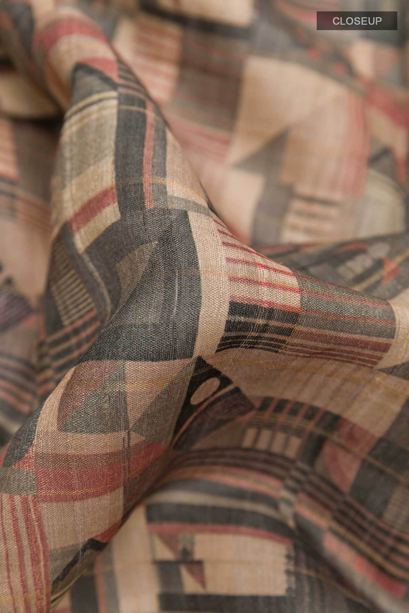 Multi Tussar Saree