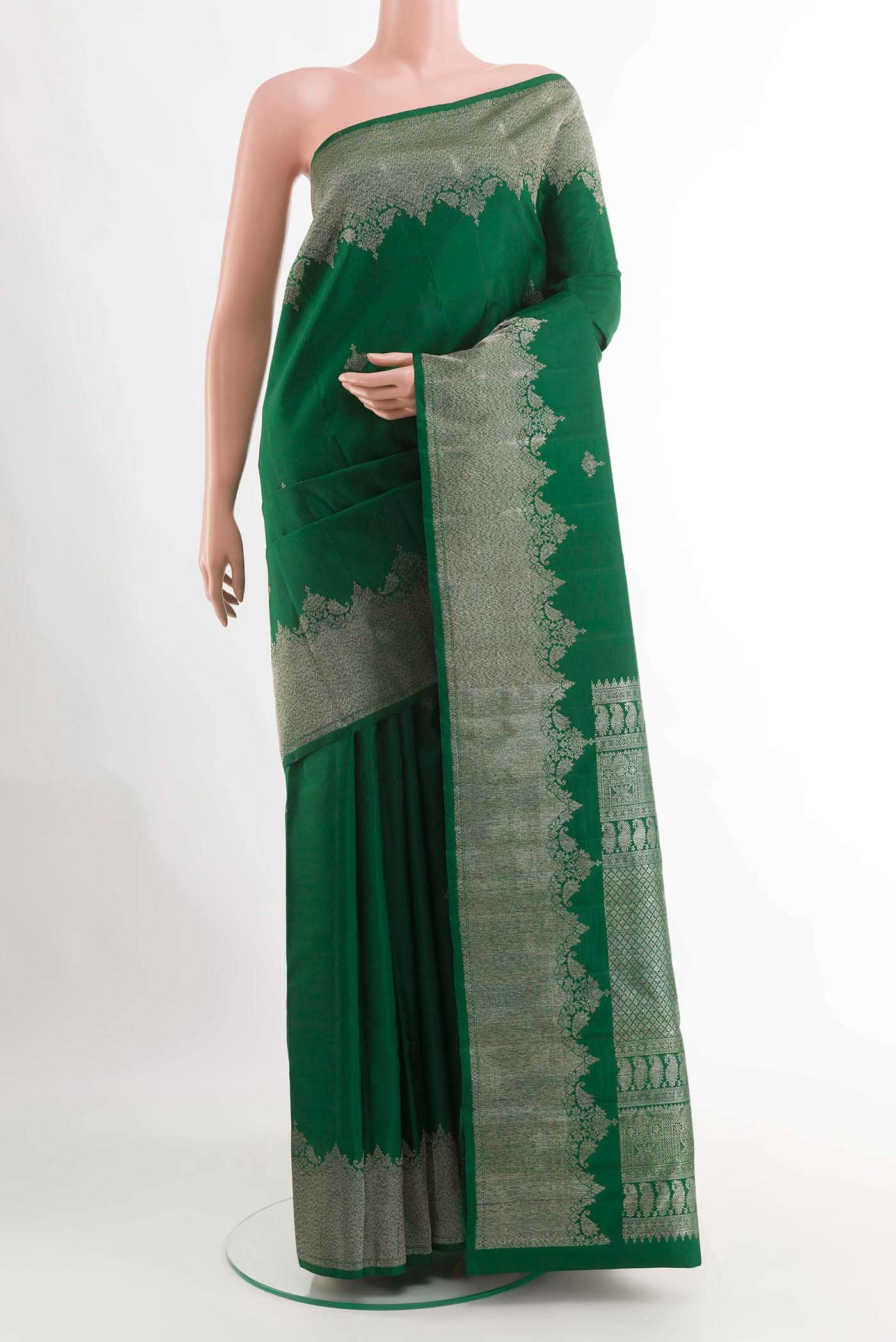 Green Kanchipuram Silk Saree