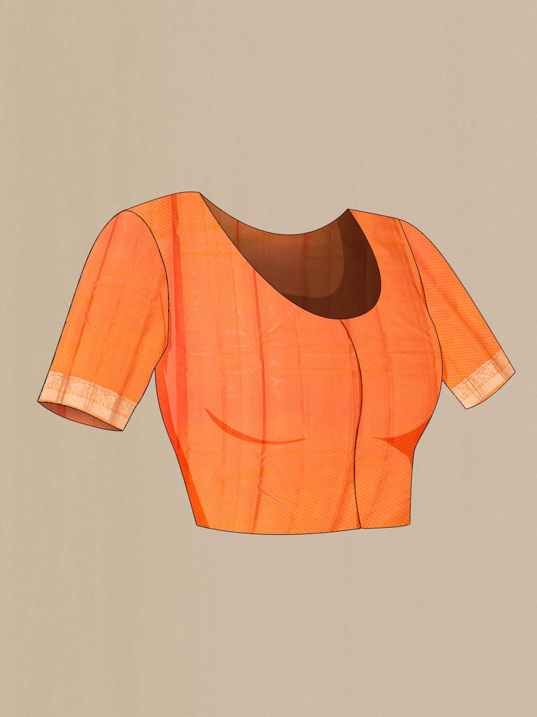 Pink Dual Tone Kanchipuram Silk Saree