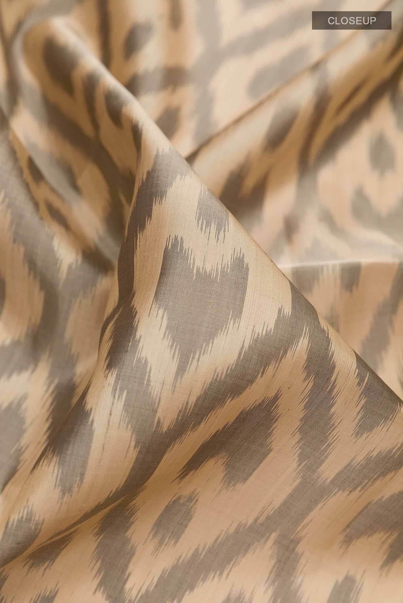 Beige Soft Silk Saree