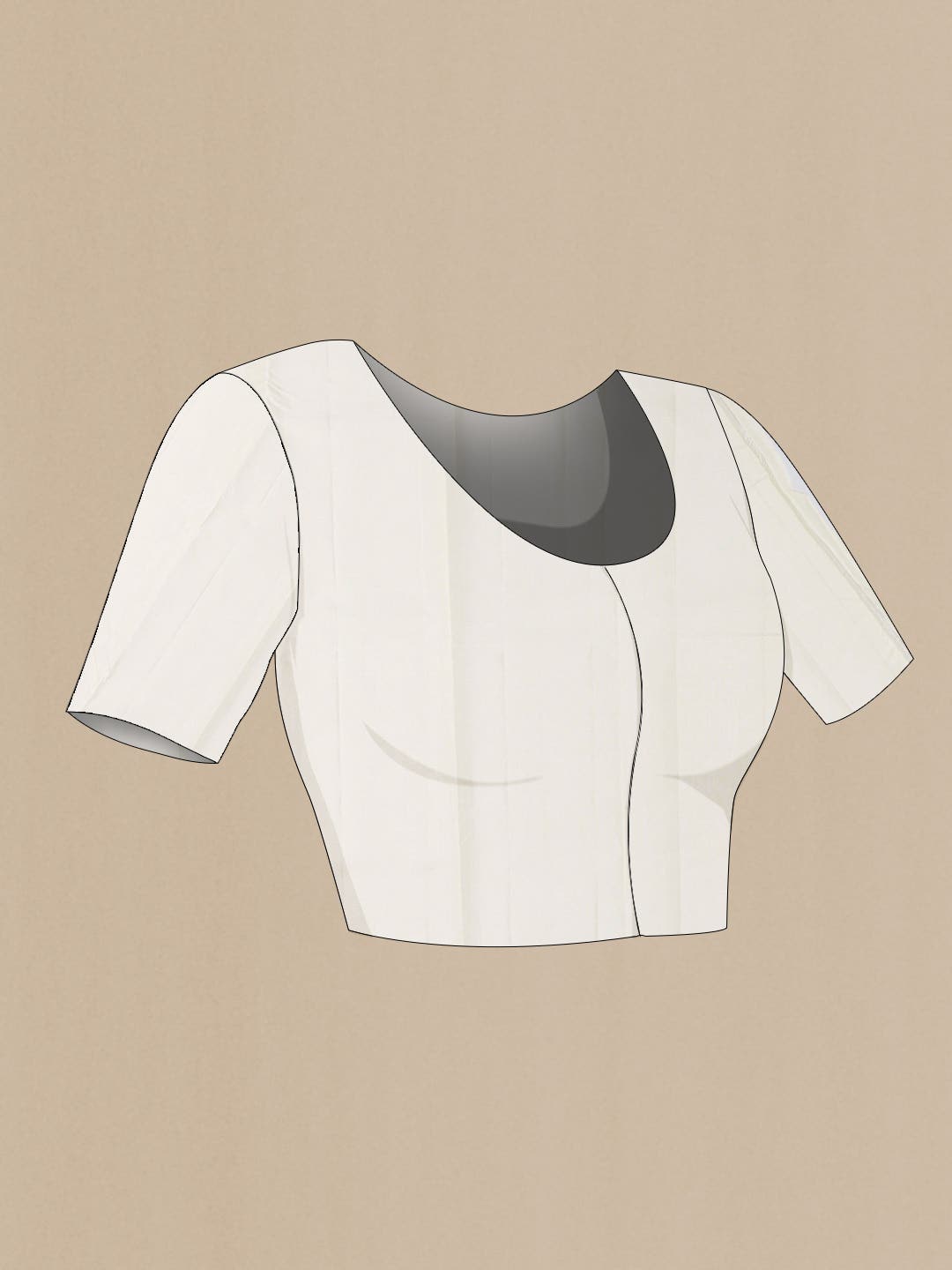 White Kanchipuram Silk Saree