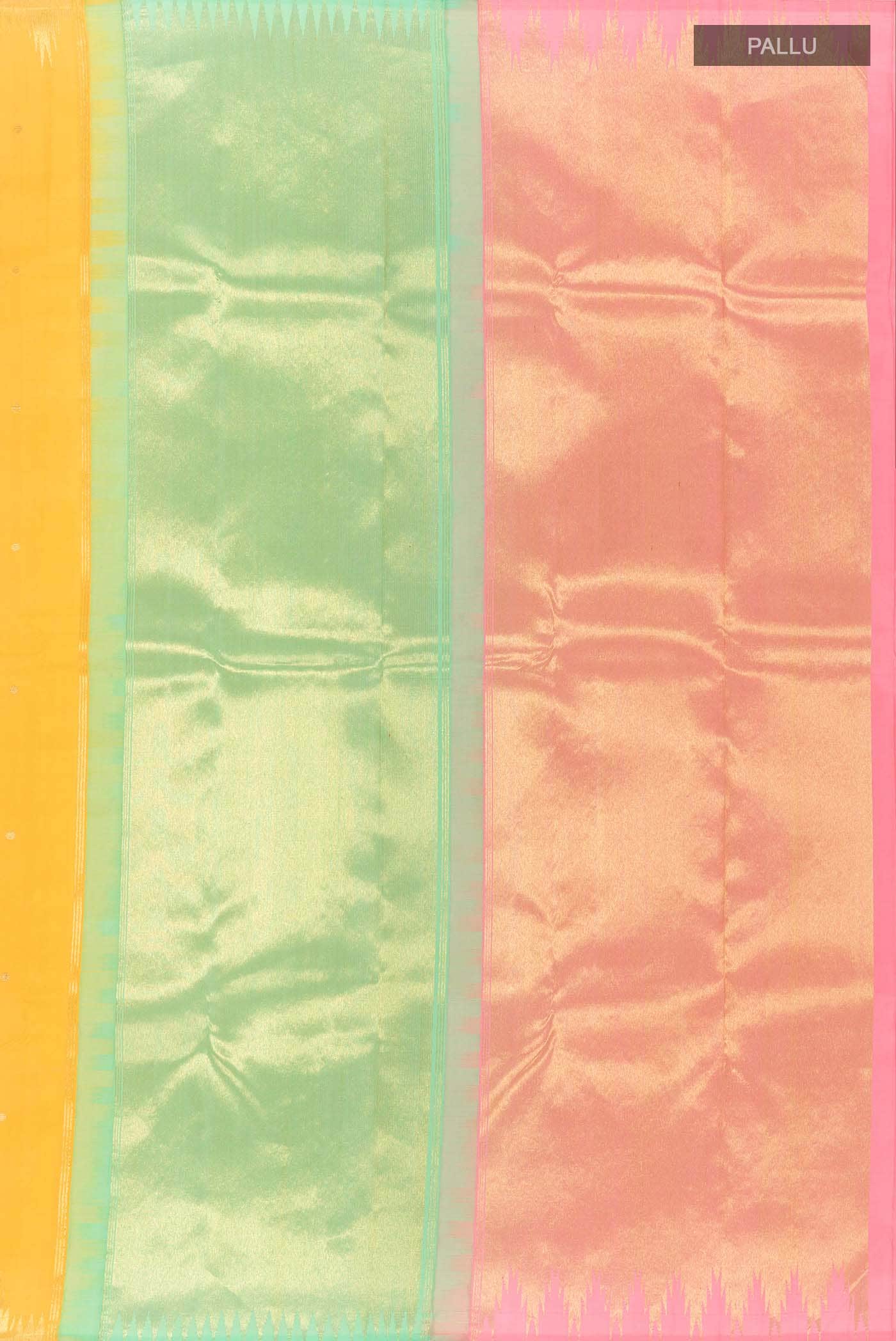 Yellow Kanchipuram Silk Saree