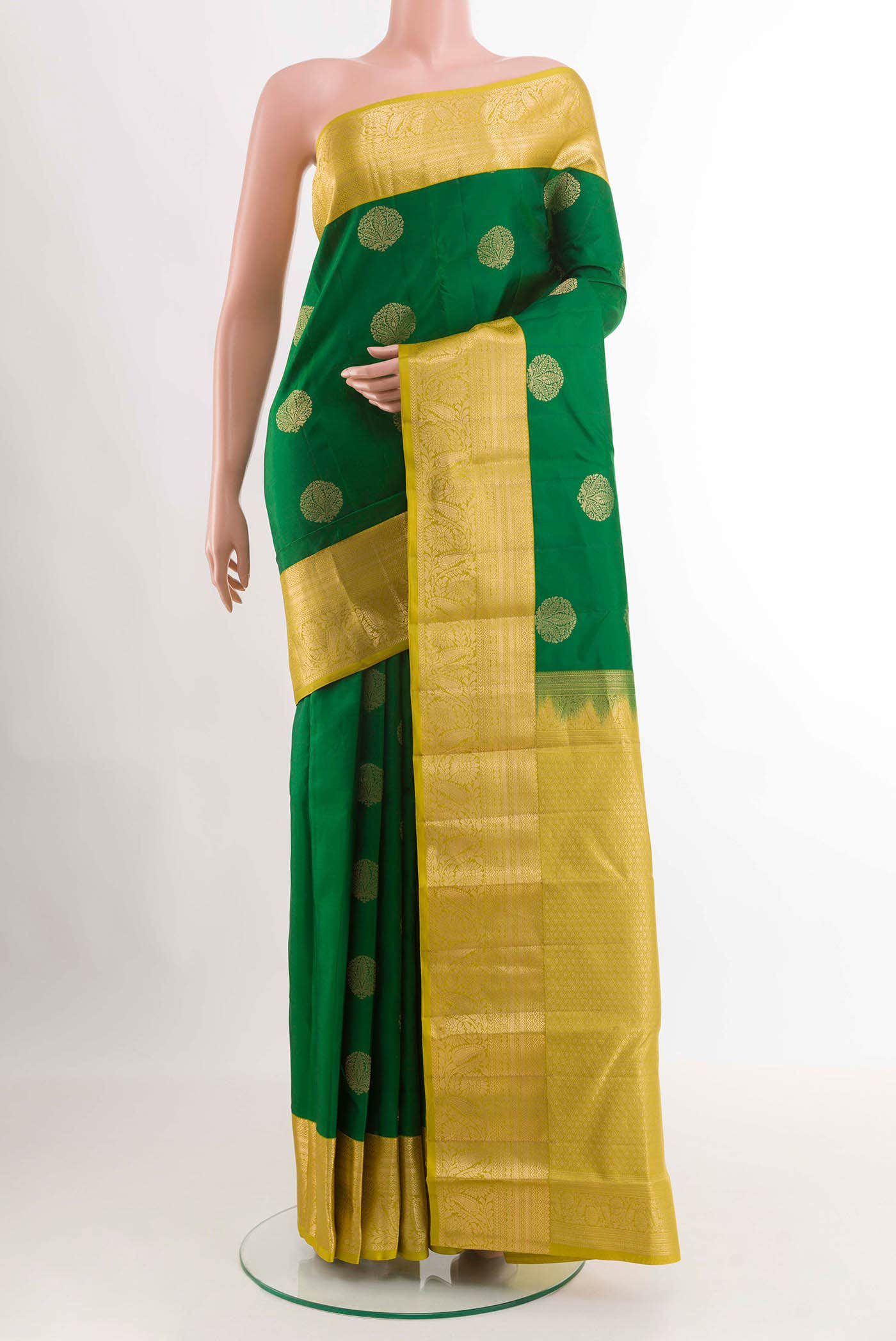 Green Kanchipuram Silk Saree