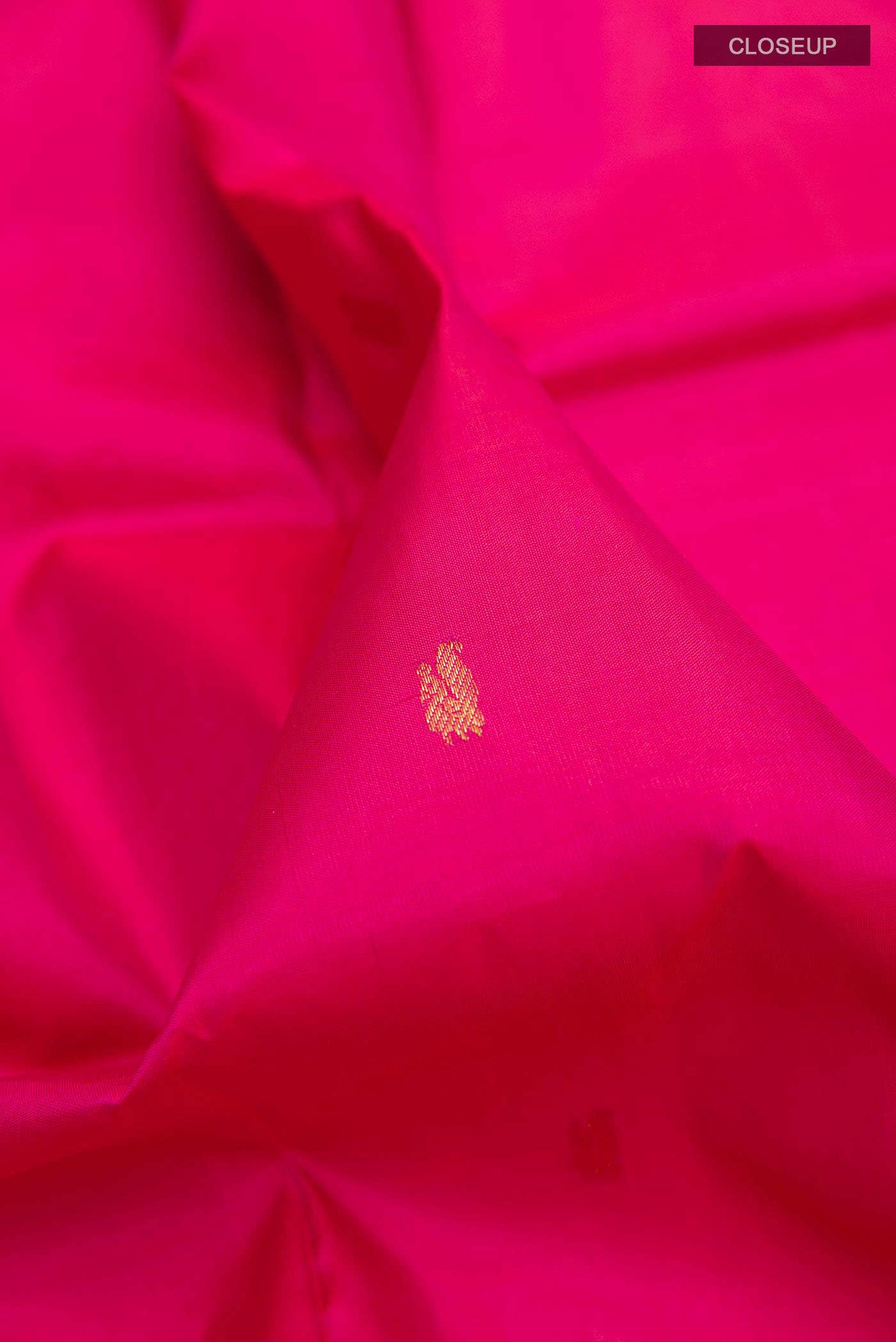 Pink Dual Tone Kanchipuram Silk Saree