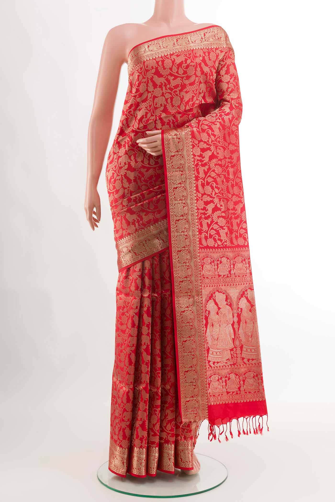 Red Soft Silk Saree