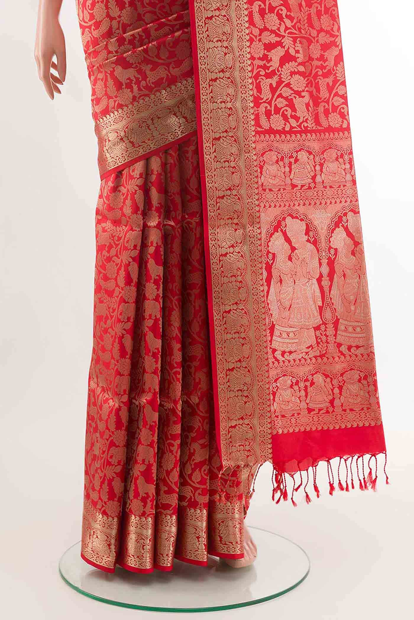 Red Soft Silk Saree