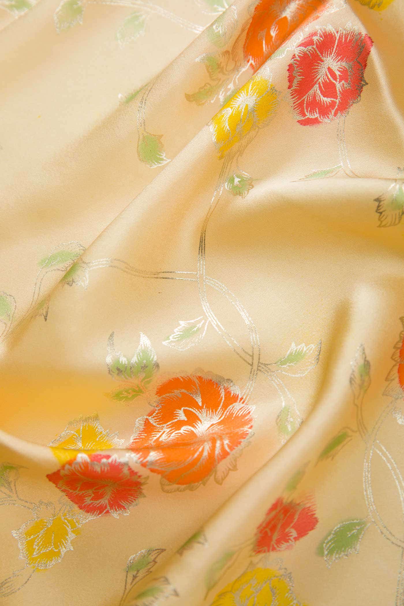 Sandal Crepe Dress Material