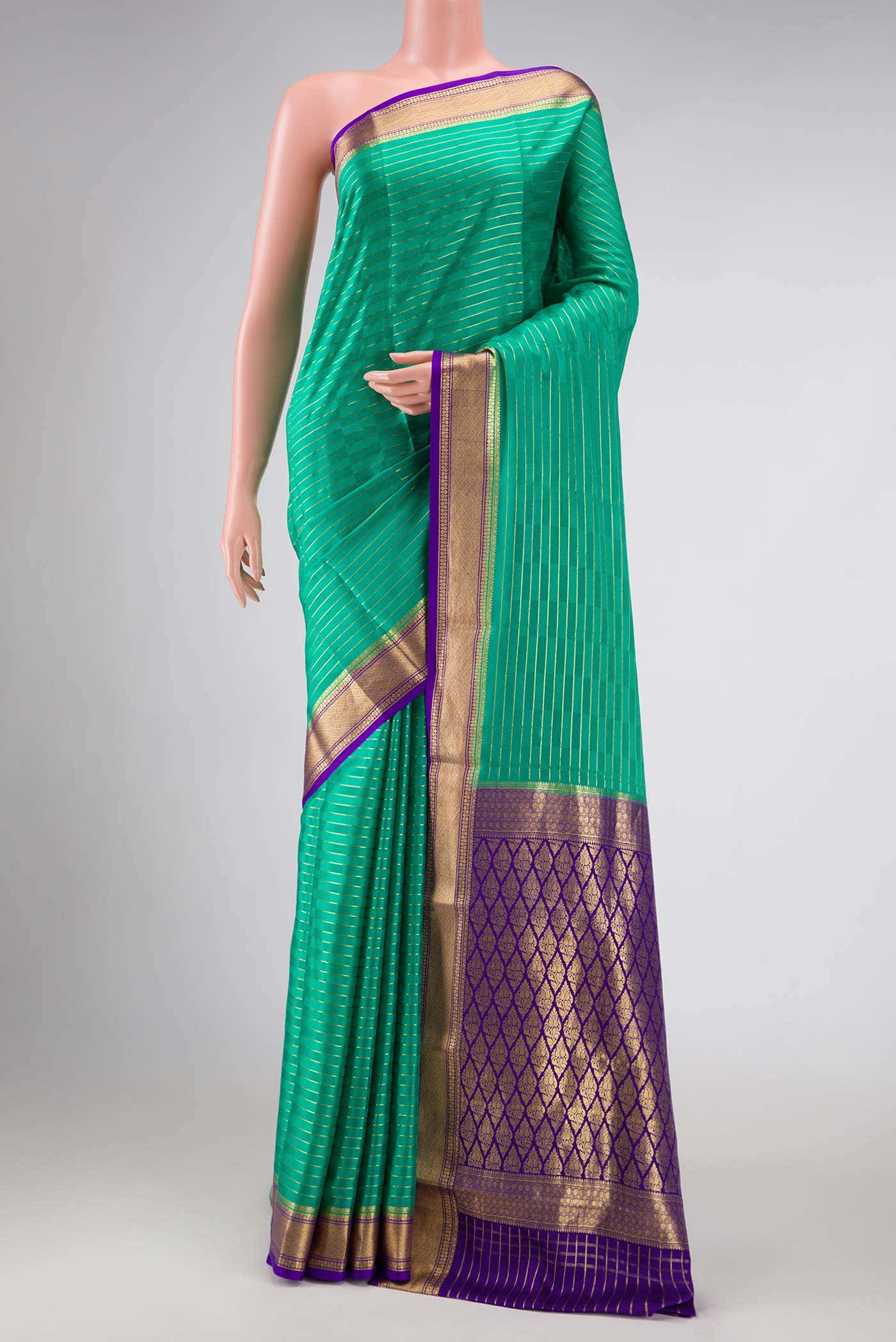 Green Soft Silk Saree