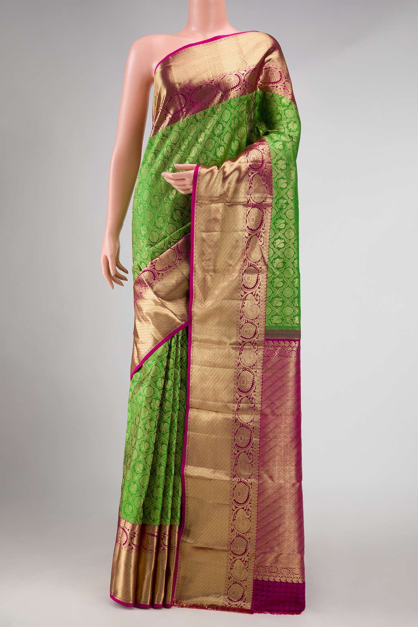 Green Kanchipuram Silk Saree
