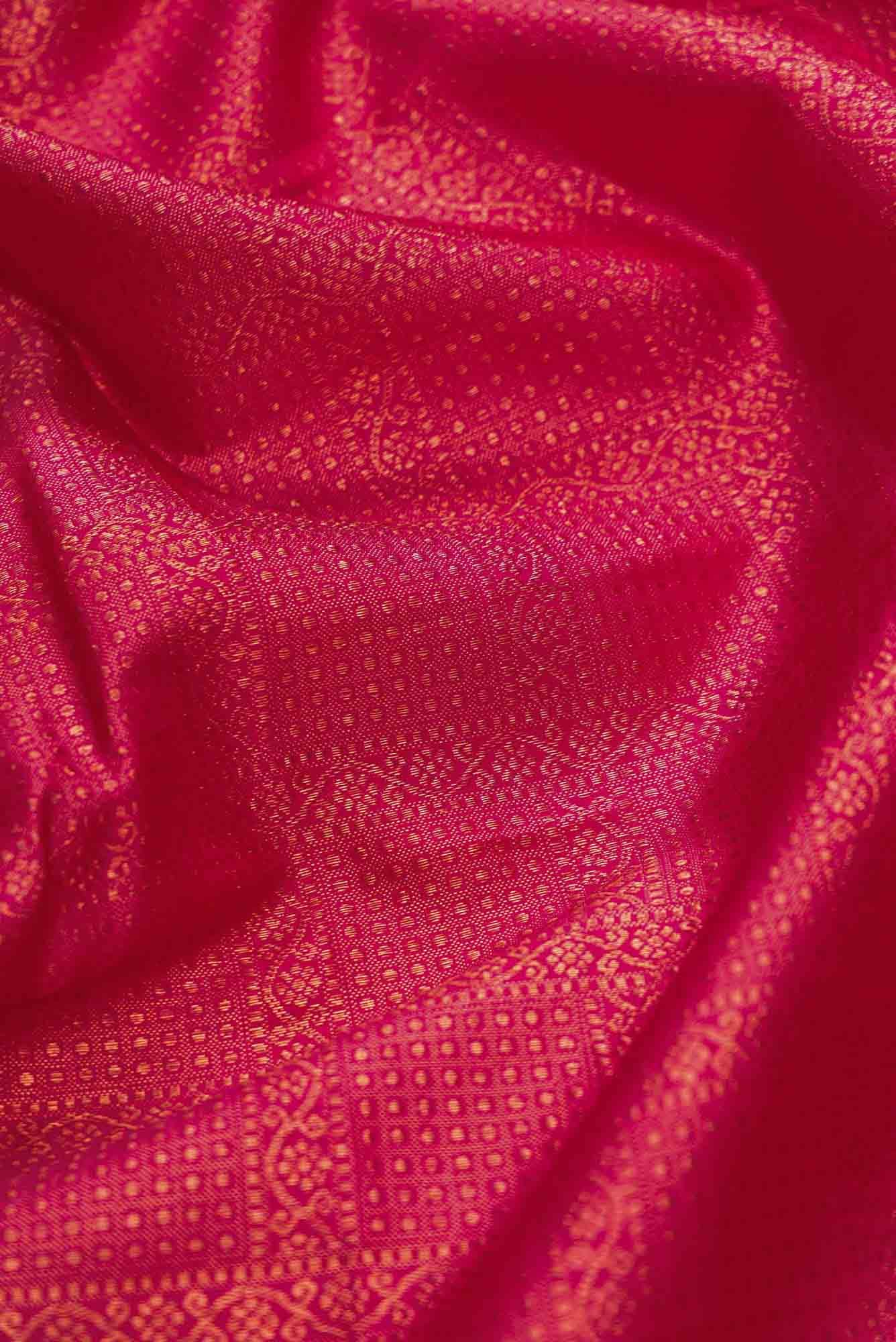 Maroon Dual Tone Kanchipuram Silk Saree