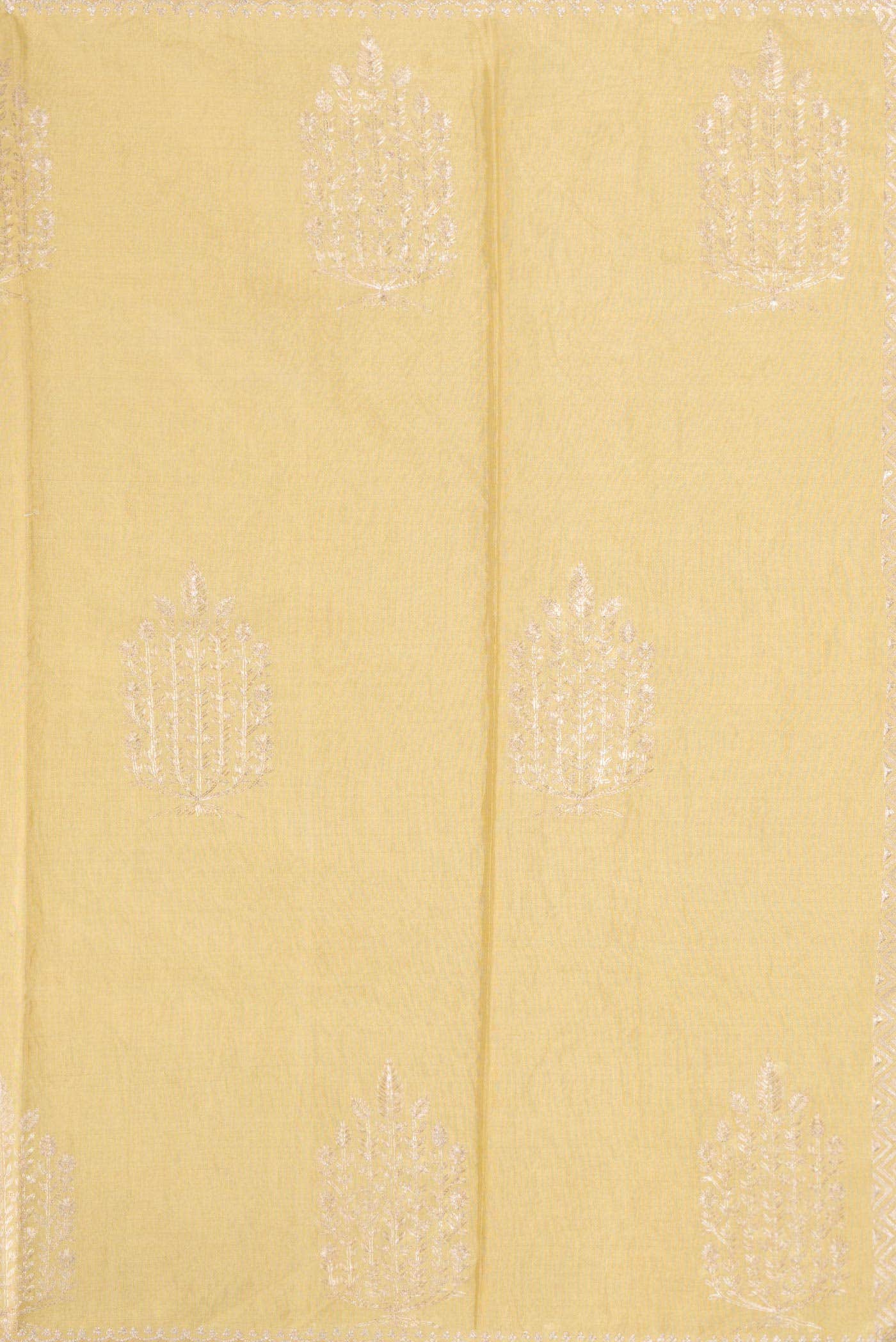 Gold Dual Tone Tissue Silk Saree