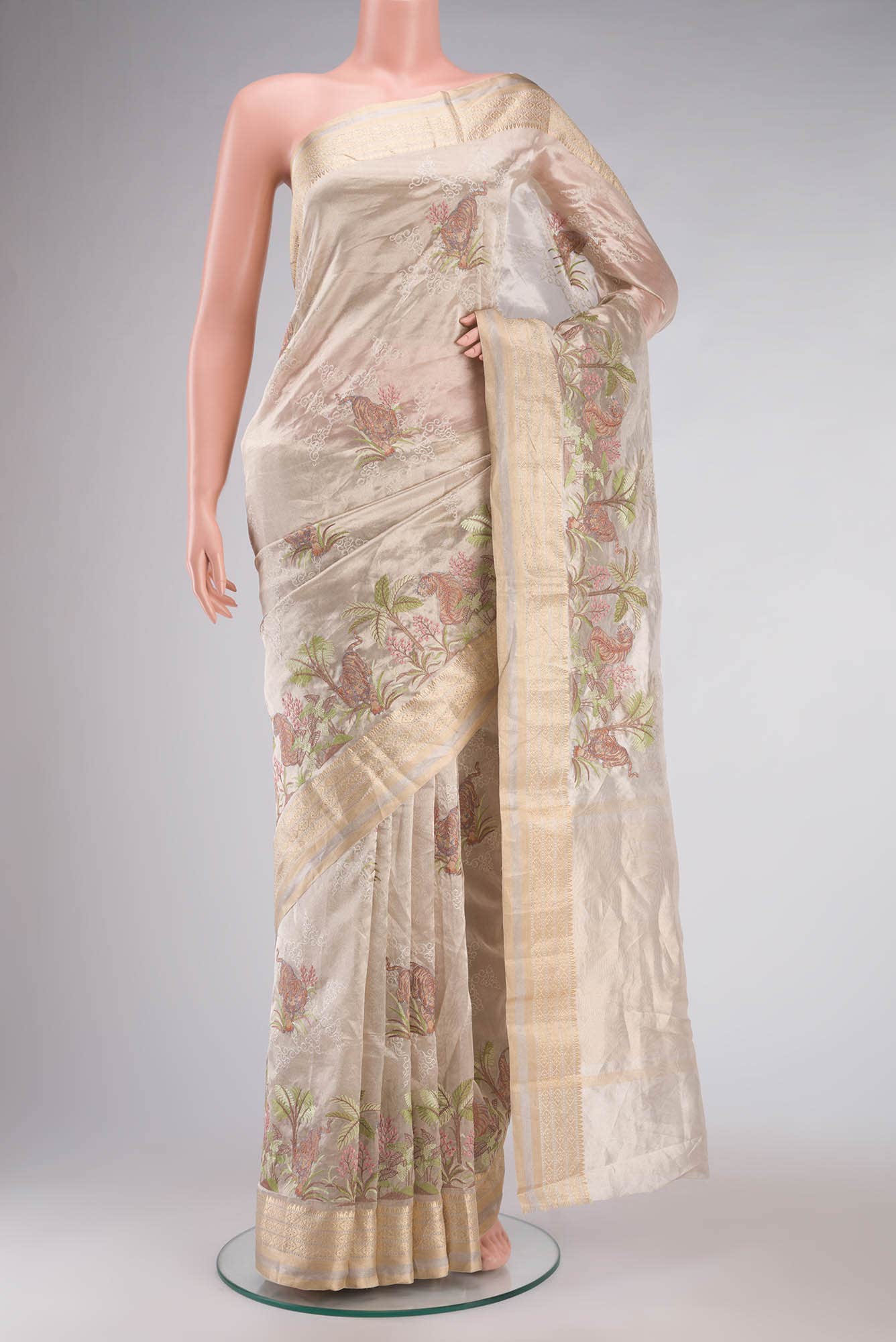 Gold Tissue Silk Saree