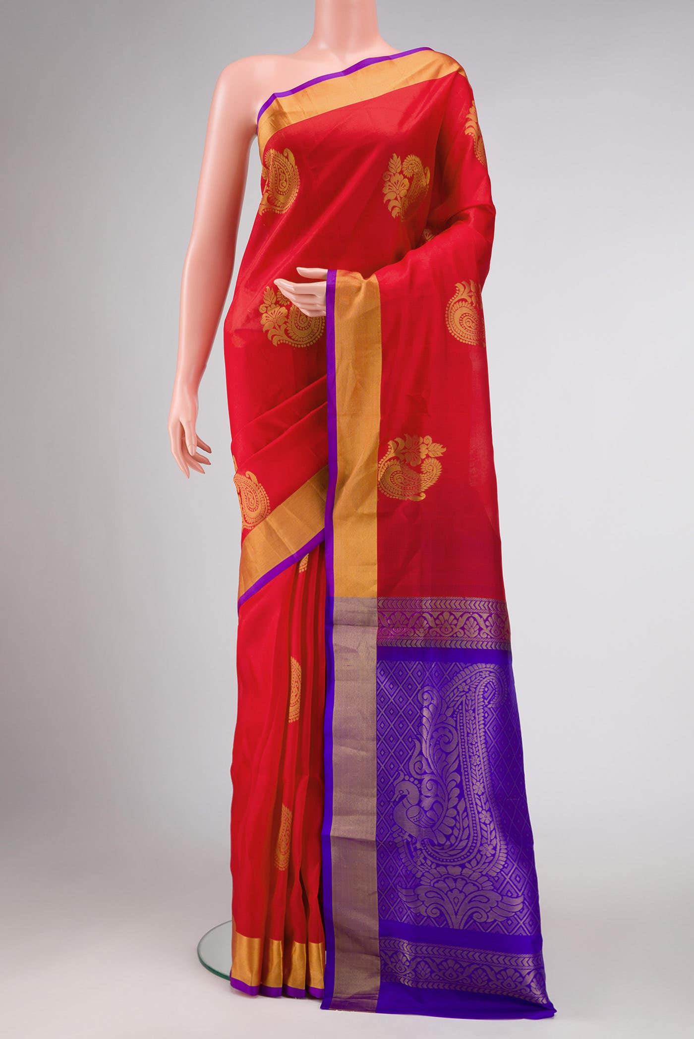 Red Soft Silk Saree