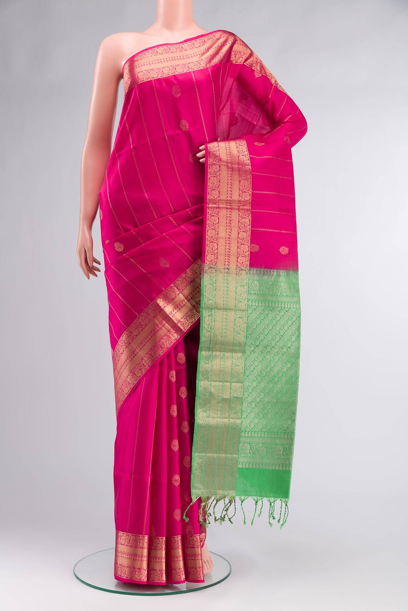 Pink Soft Silk Saree