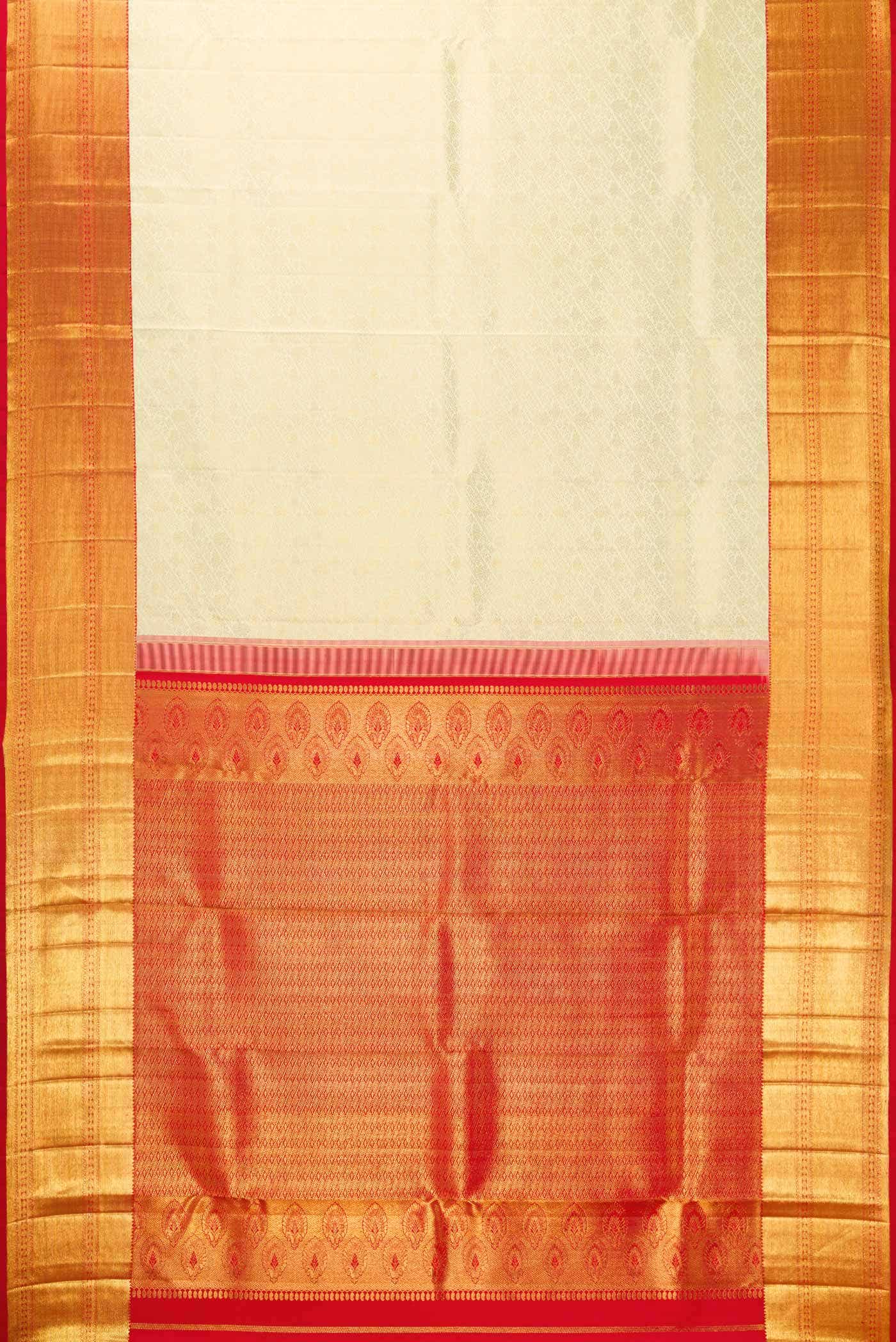 Pista Green Kanchipuram Silk Saree