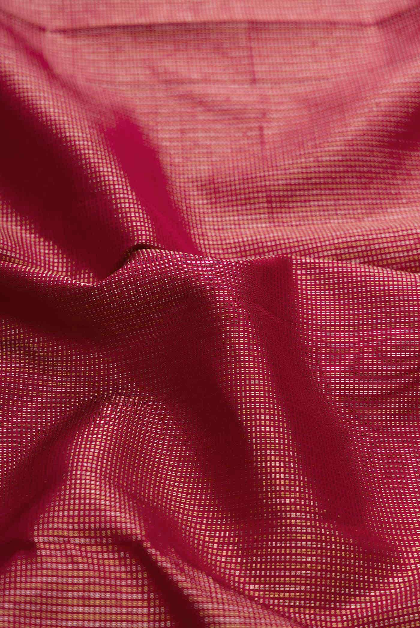 Maroon Dual Tone Kanchipuram Silk Saree