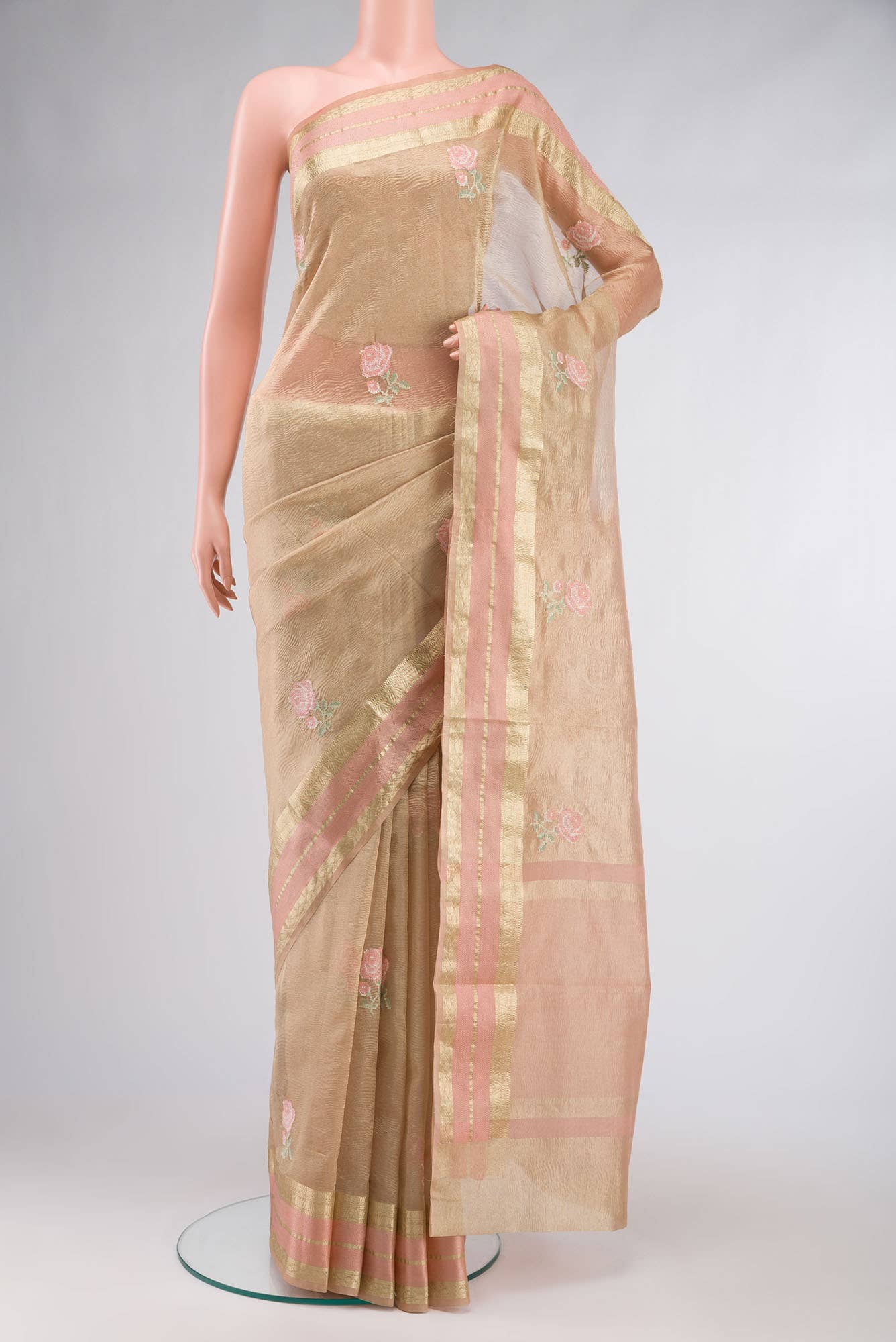 Gold Tissue Silk Saree