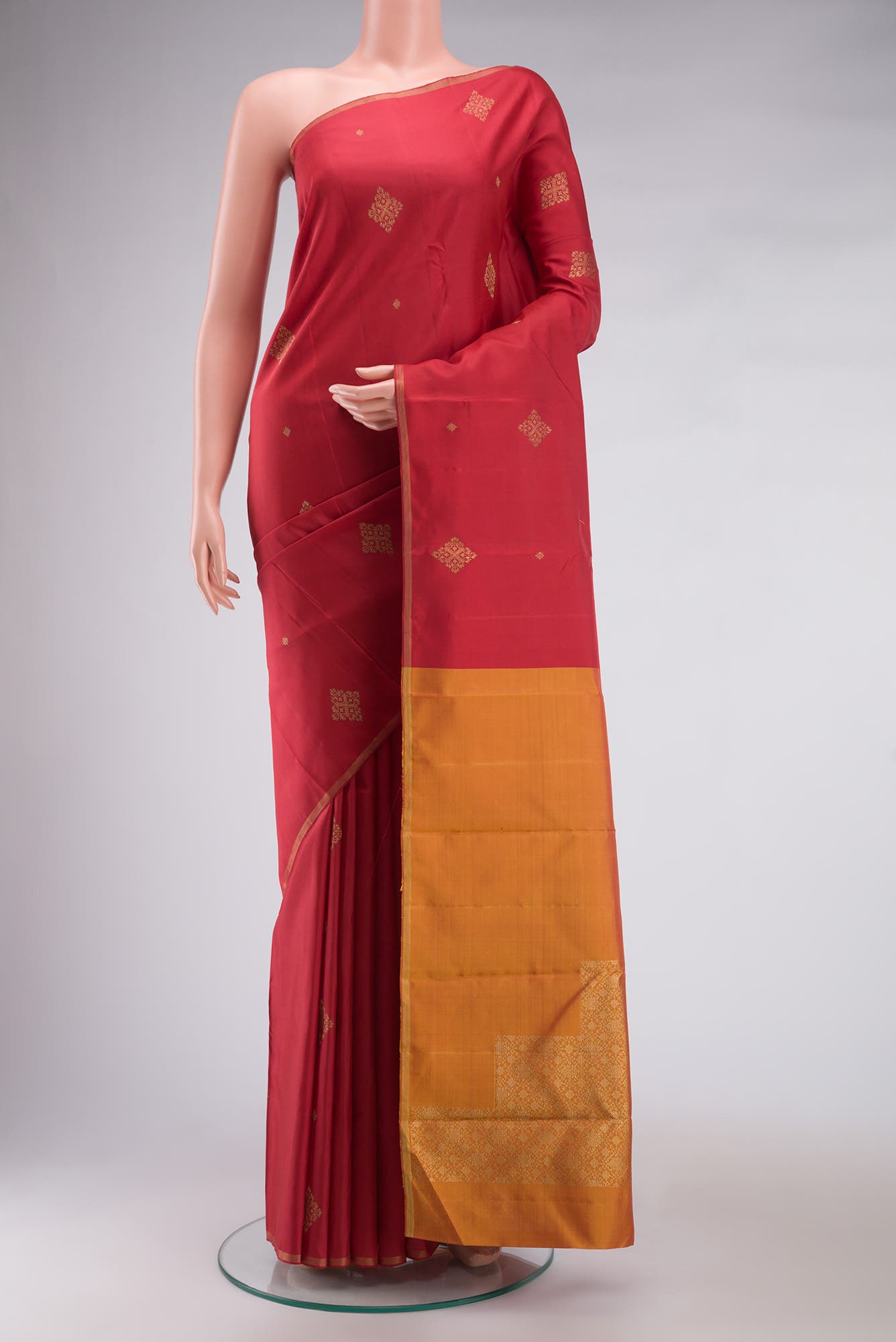 Red Kanchipuram Silk Saree