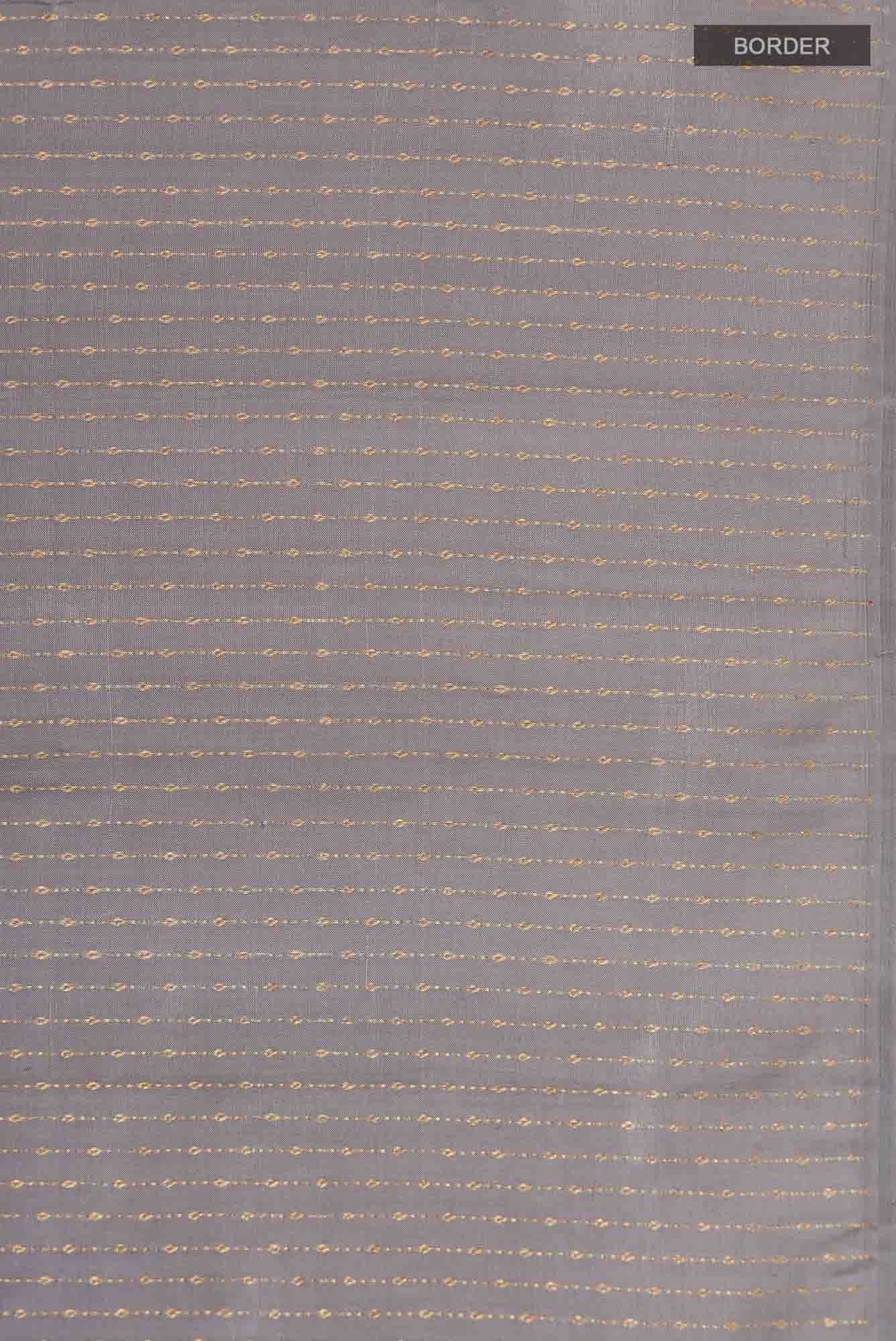 Grey Kanchipuram Silk Saree