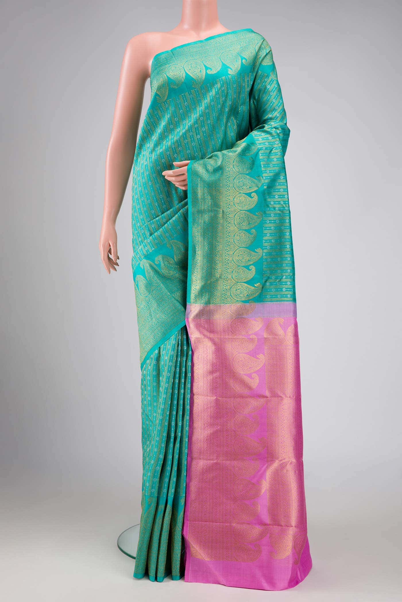 Green Kanchipuram Silk Saree