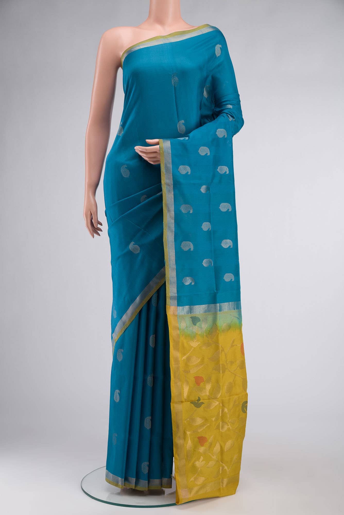Blue Uppada Silk Saree