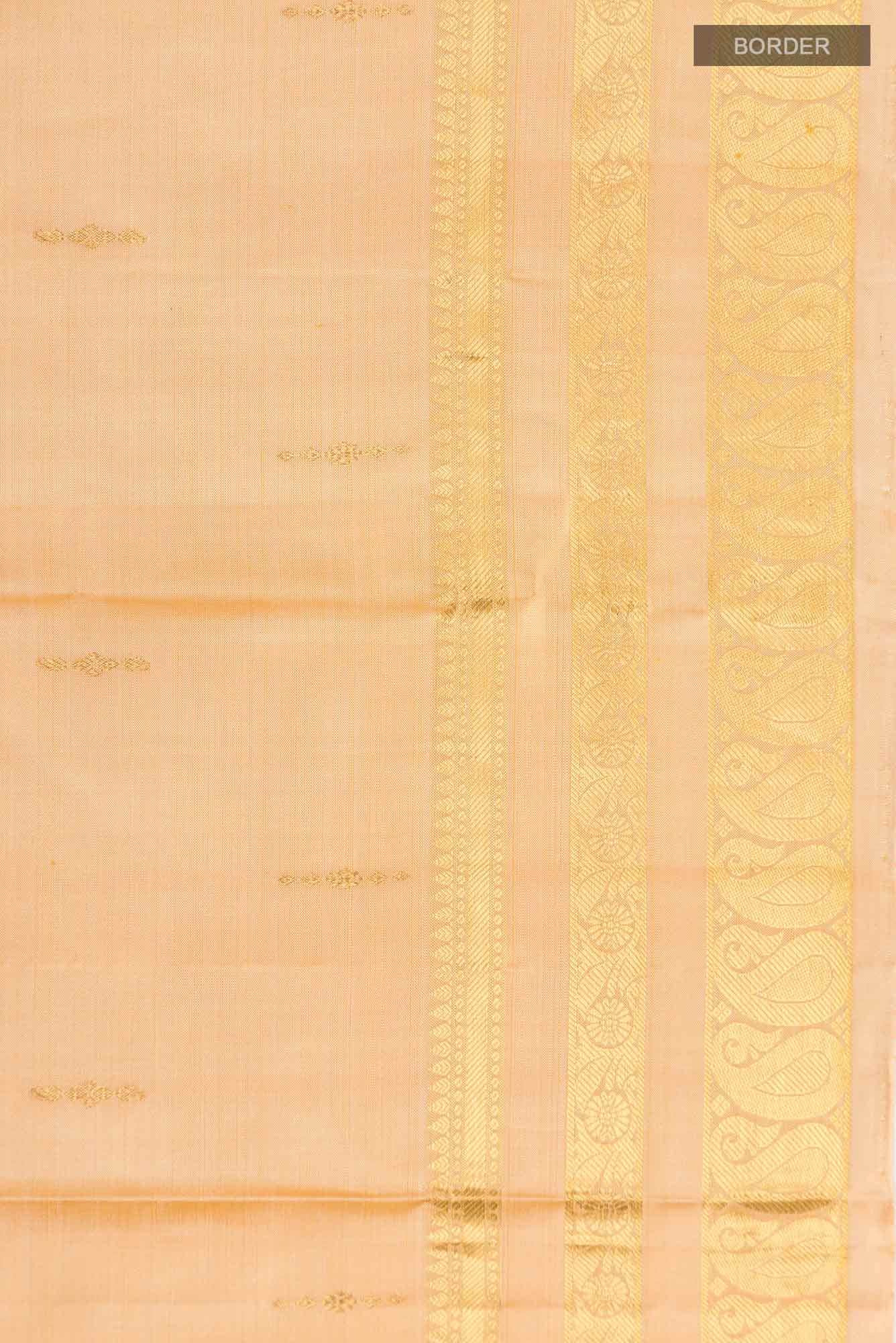 Sandal Kanchipuram Silk Saree
