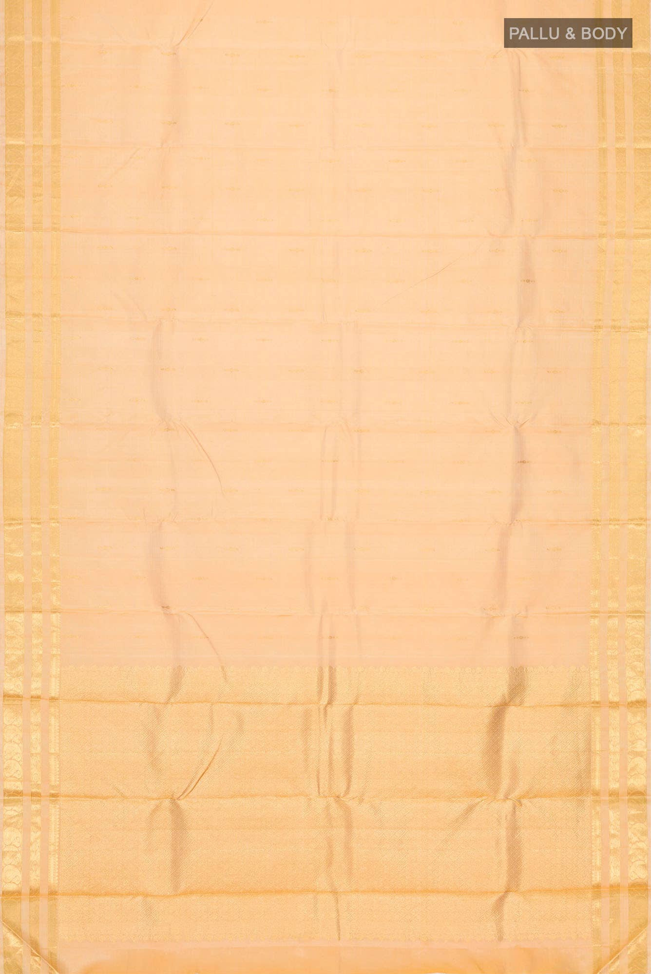 Sandal Kanchipuram Silk Saree