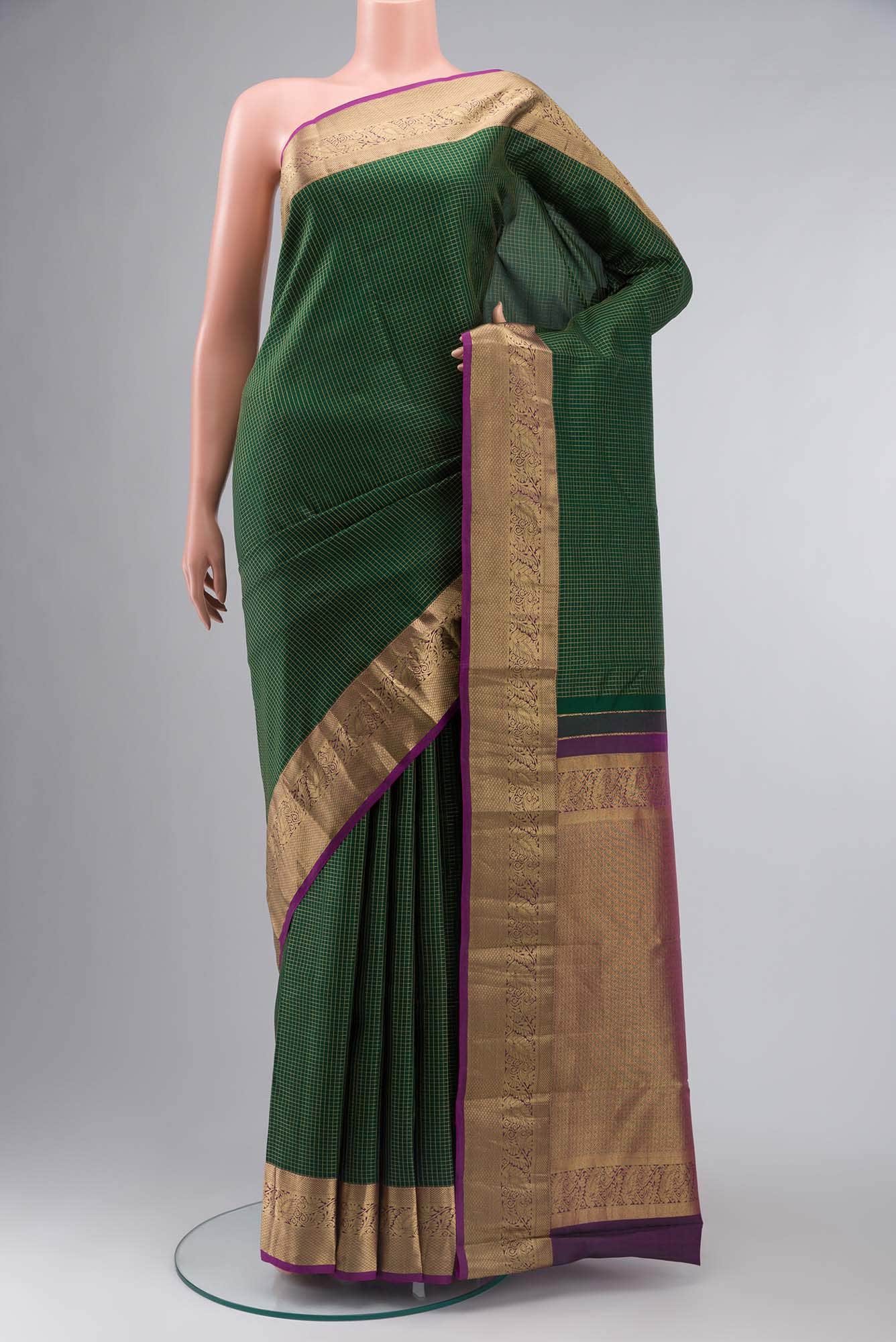 Green Kanchipuram Silk Saree