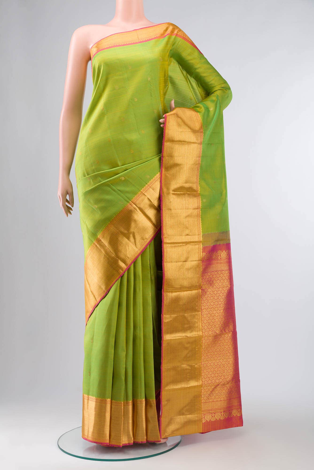 Green Kanchipuram Silk Saree