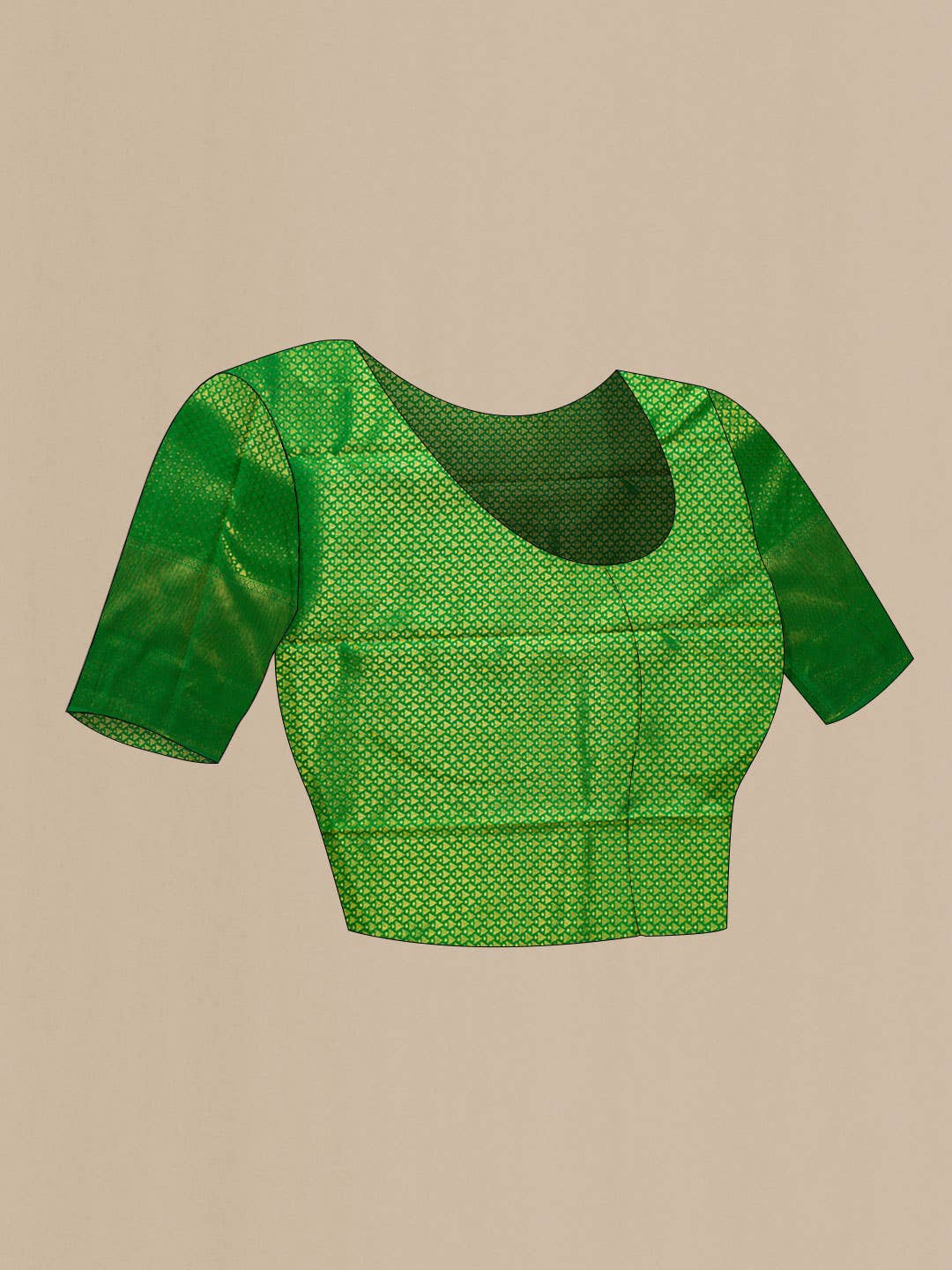 Pink Dual Tone Kanchipuram Silk Saree