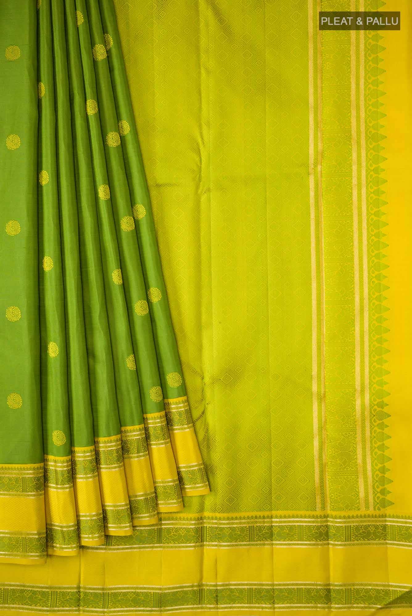 Green Kanchipuram Silk Saree