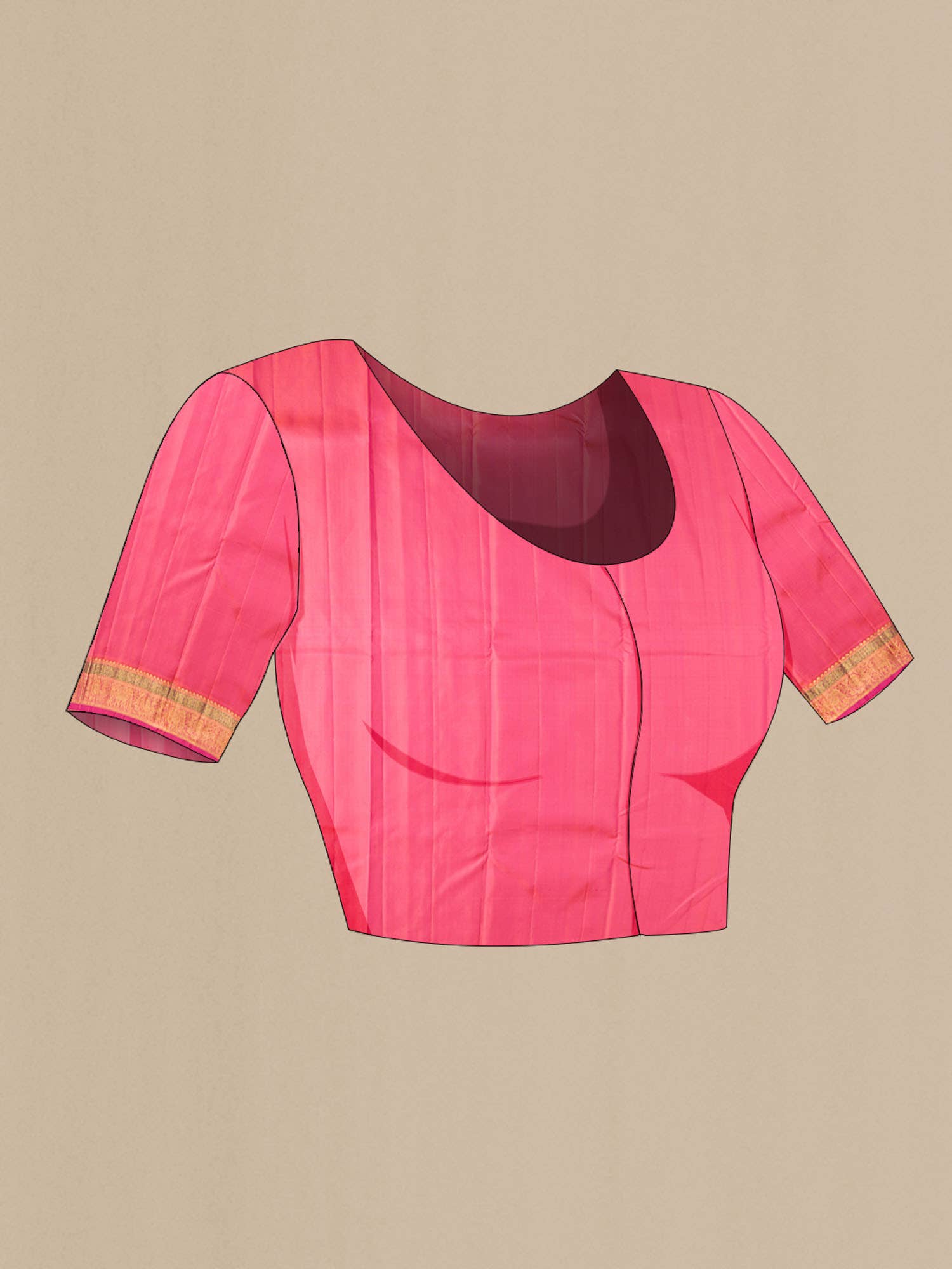 Bottle Green Kanchipuram Silk Saree