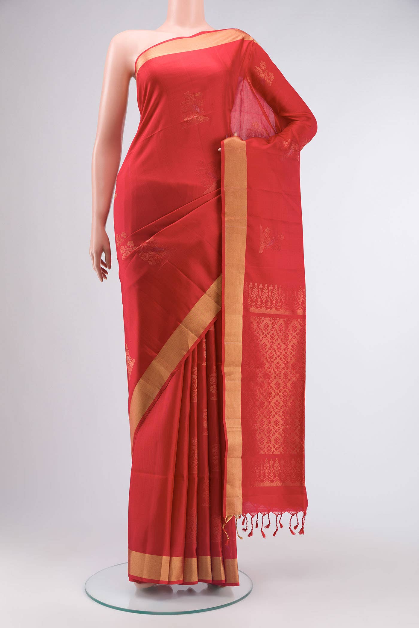 Red Soft Silk Saree