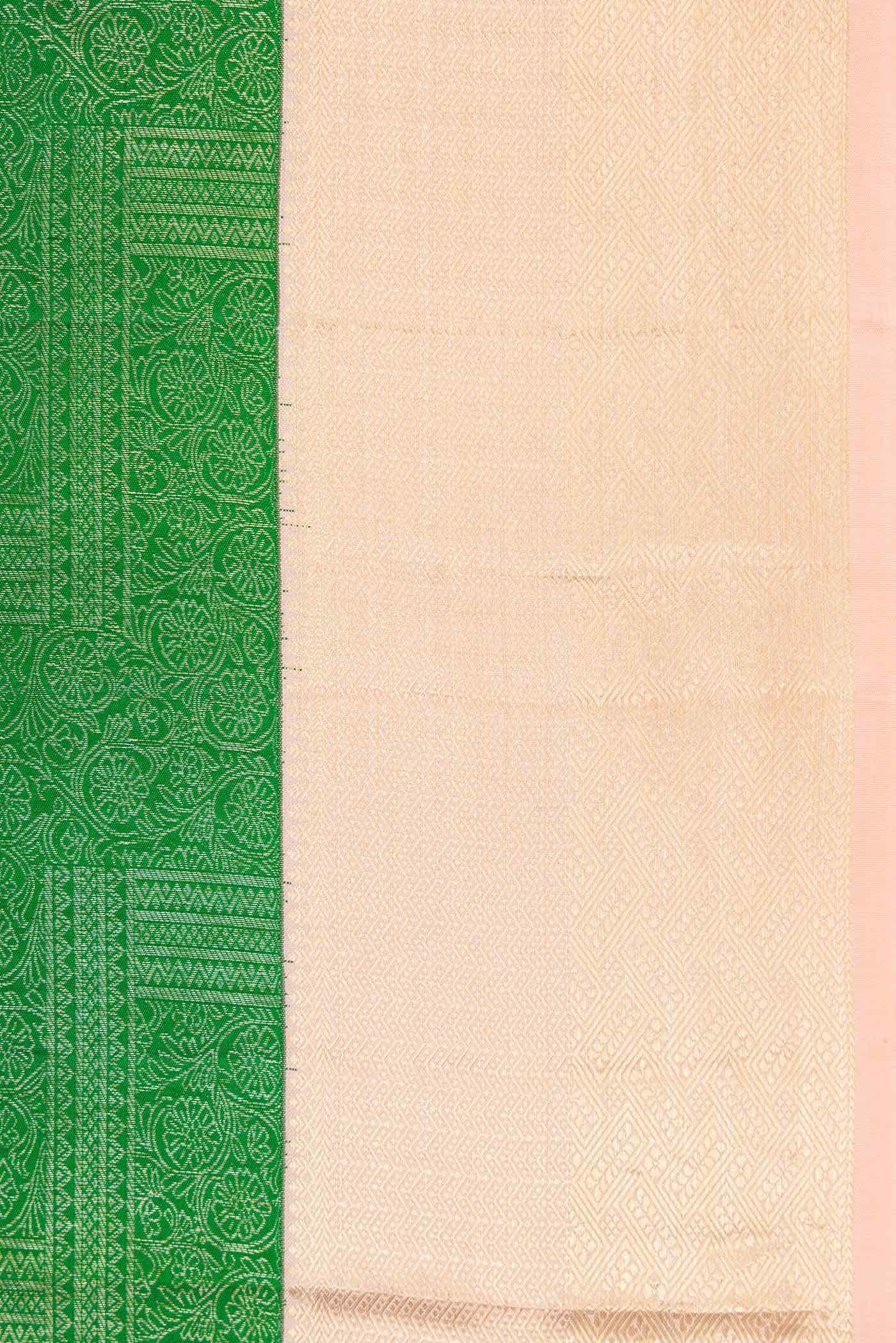 Green Dual Tone Kanchipuram Silk Saree