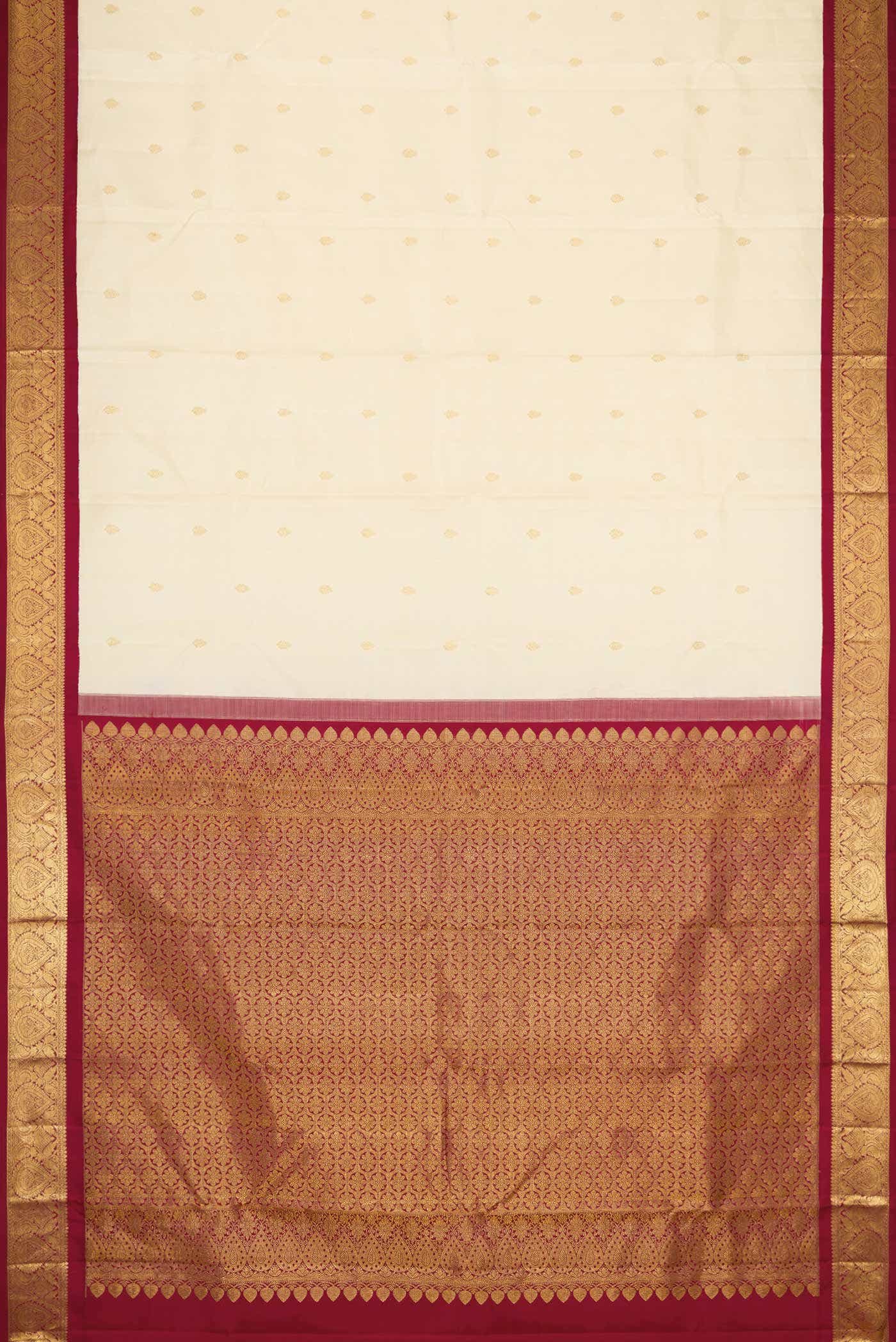 Sandal Dual Tone Kanchipuram Silk Saree