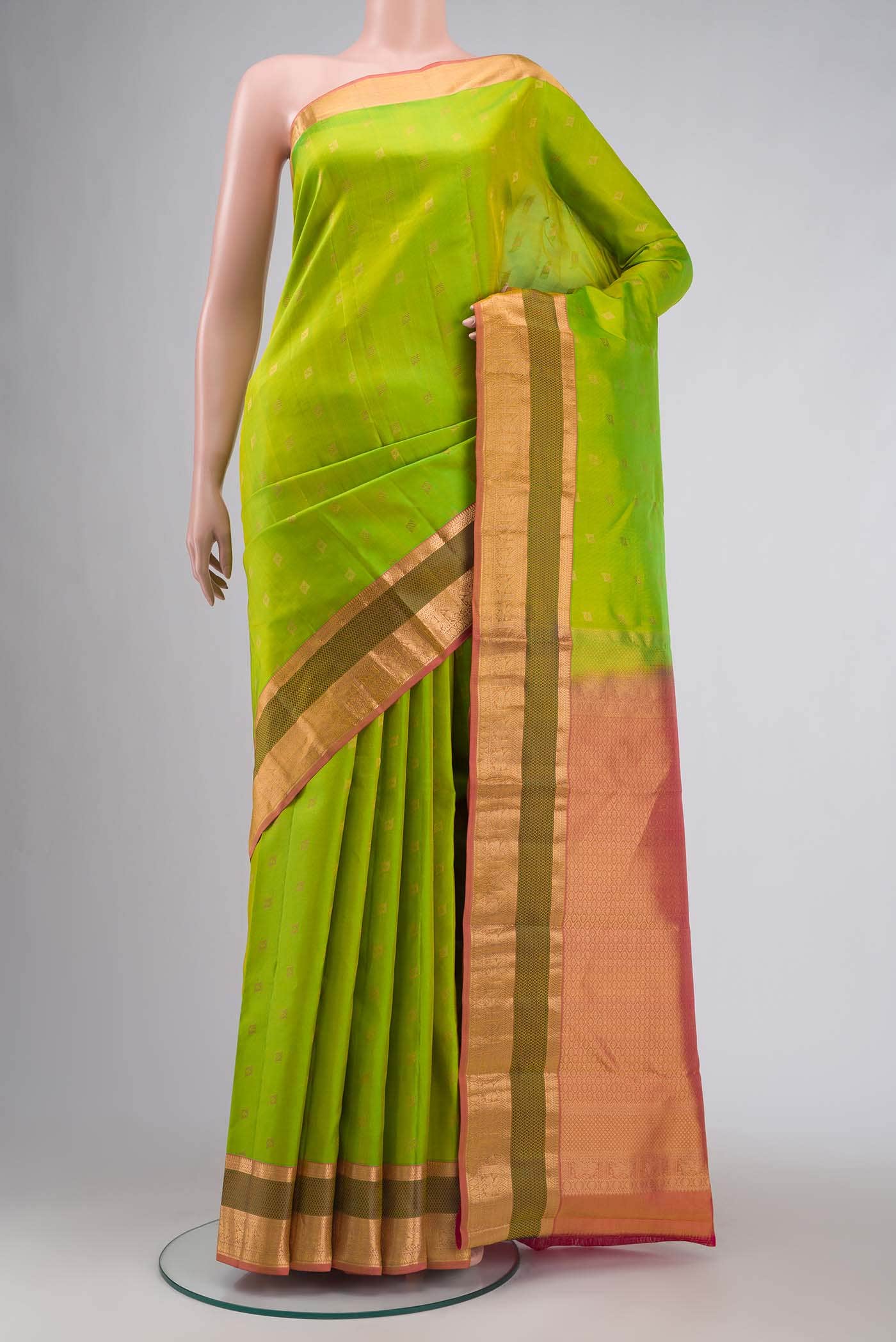 Green Kanchipuram Silk Saree