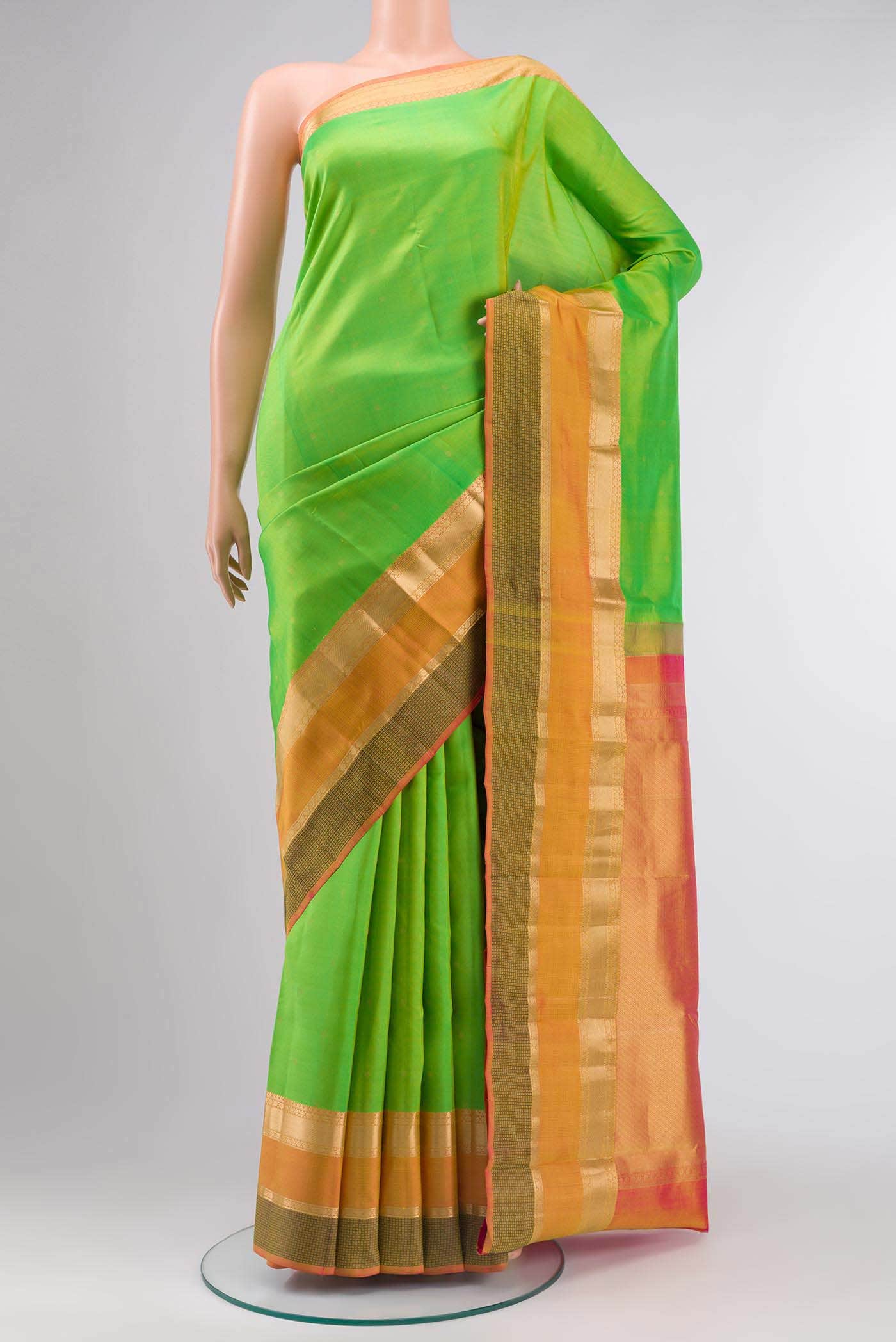 Green Kanchipuram Silk Saree